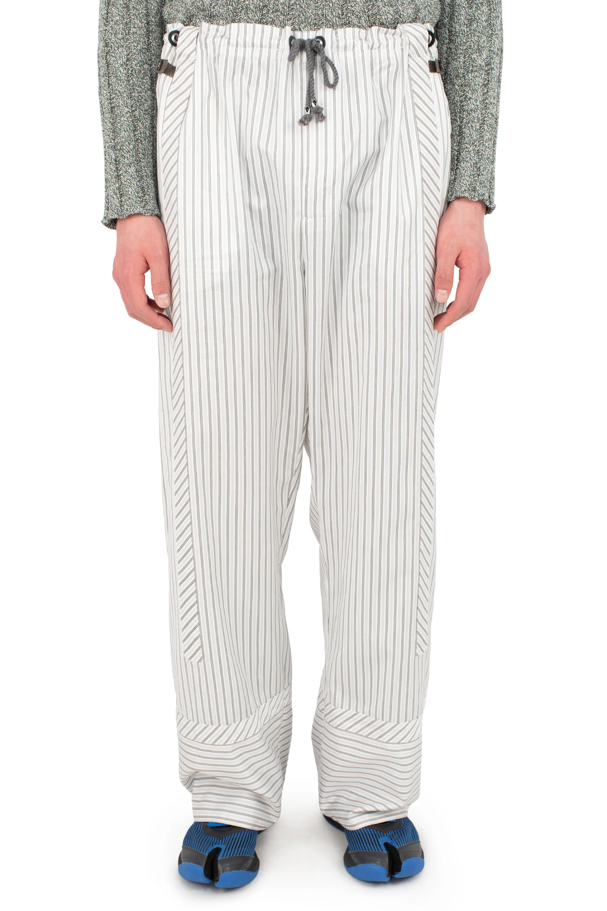 KYAN TROUSER - KHAKI & BEIGE – KIKO KOSTADINOV