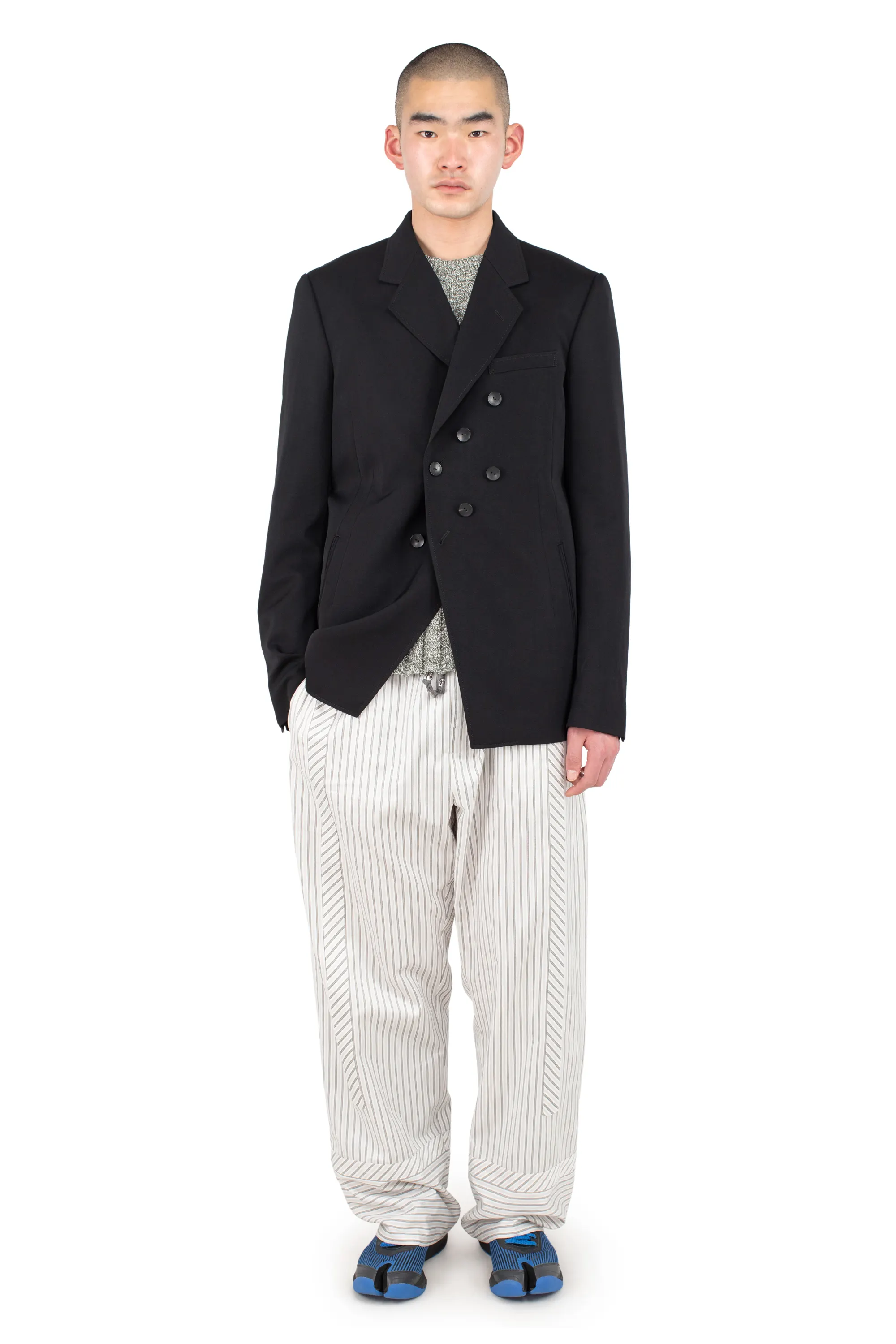 KYAN TROUSER - KHAKI & BEIGE – KIKO KOSTADINOV