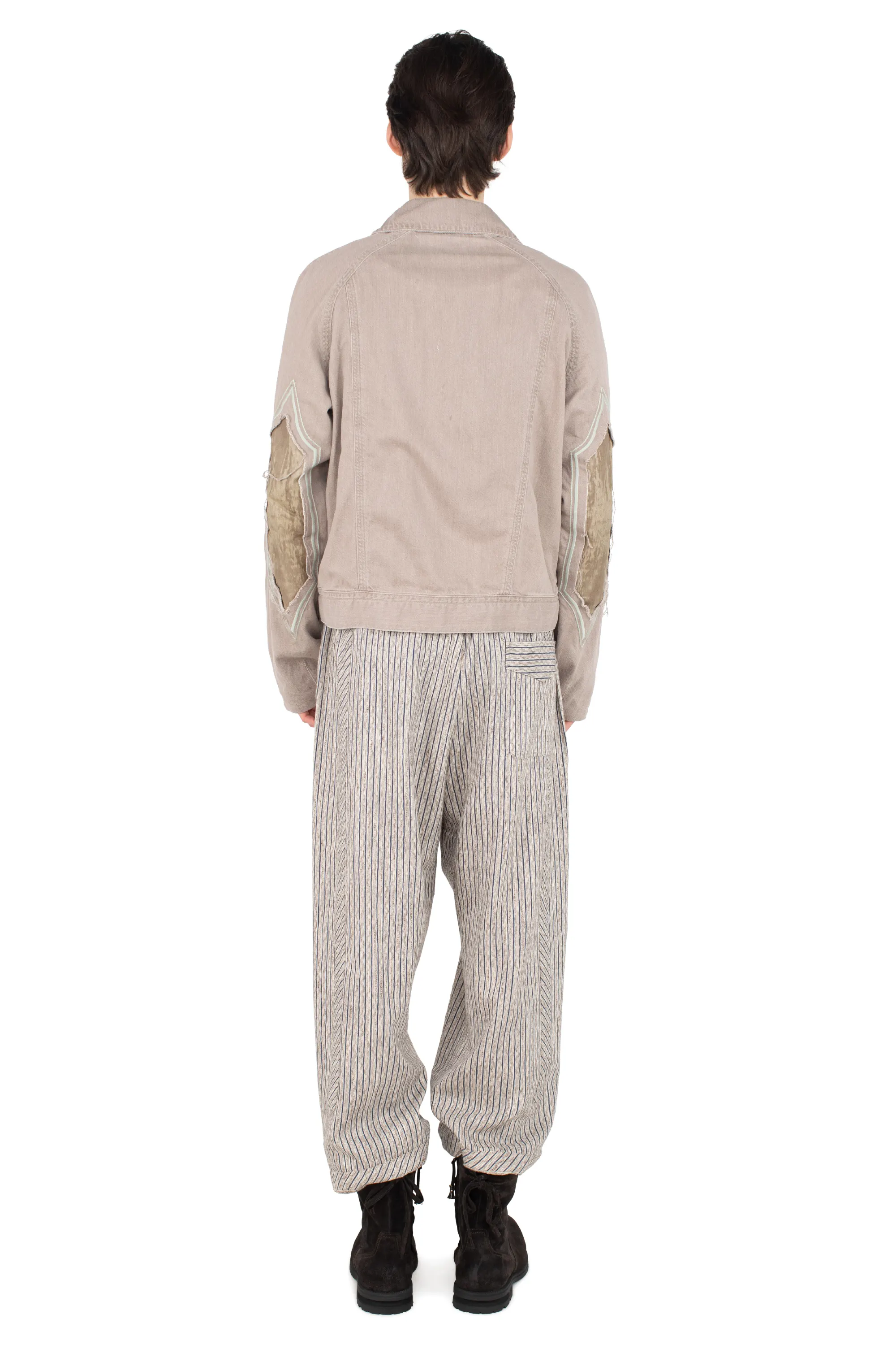 KIKO KOSTADINOV KYAN TROUSER - TAN & BLUE