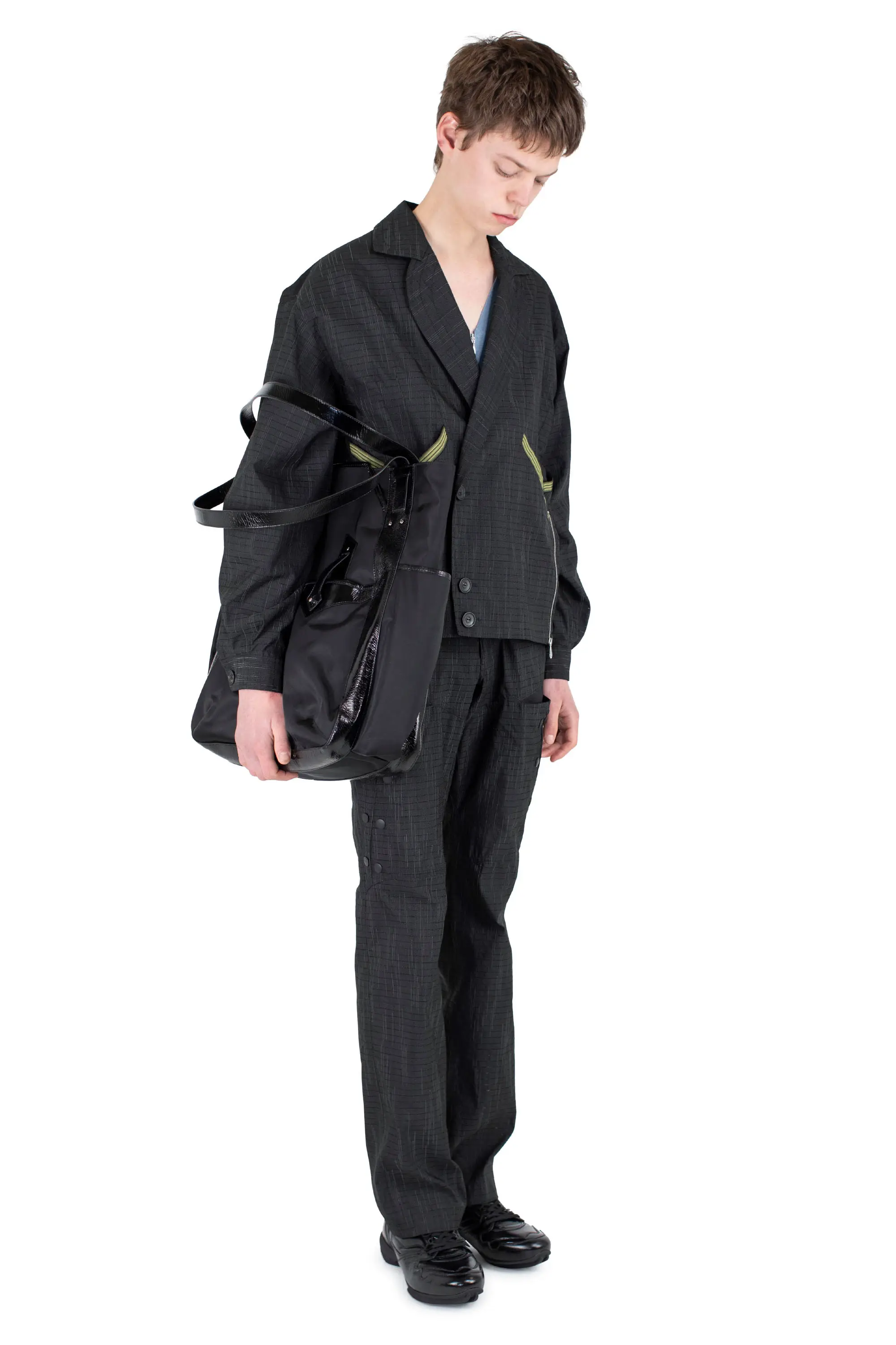 KIKO KOSTADINOV LIPELLA BOMBER JACKET - BLACK OBSIDIAN