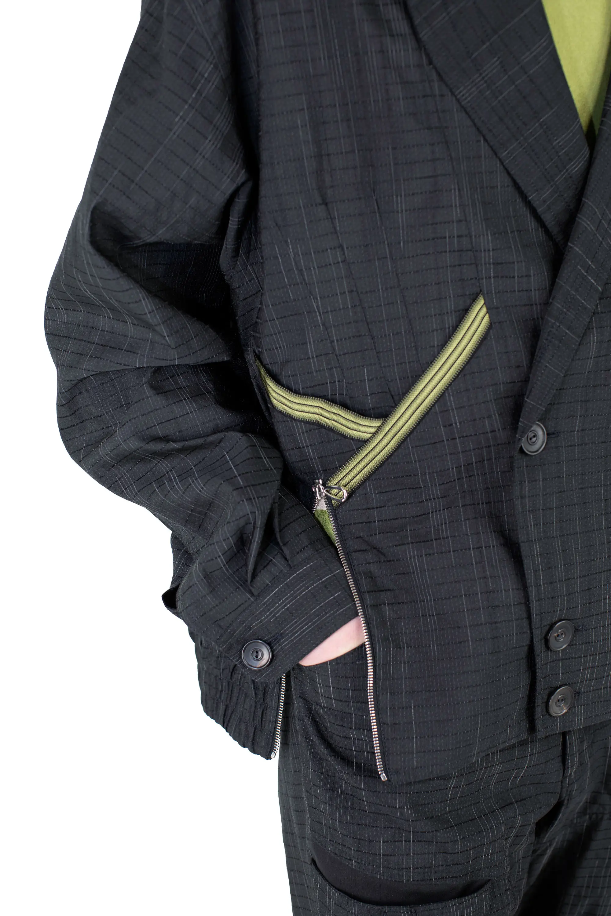 KIKO KOSTADINOV LIPELLA BOMBER JACKET - BLACK OBSIDIAN