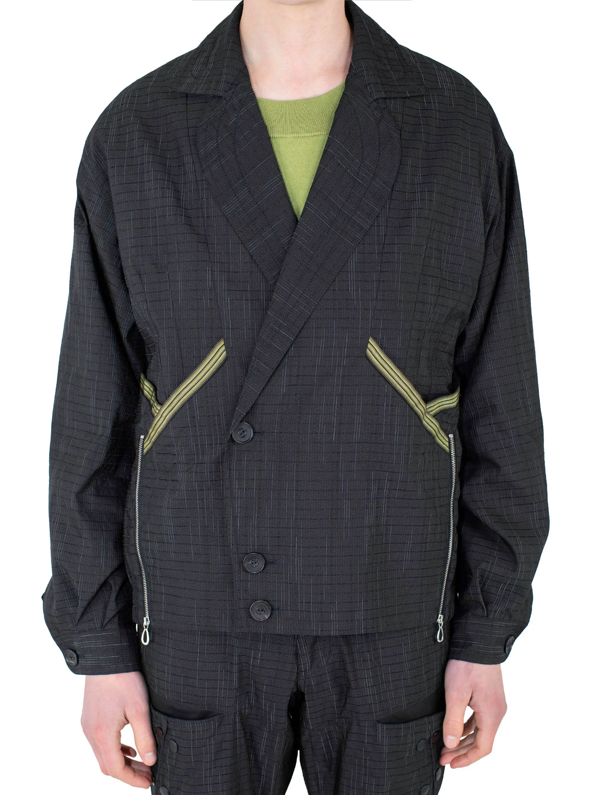 KIKO KOSTADINOV LIPELLA BOMBER JACKET - BLACK OBSIDIAN
