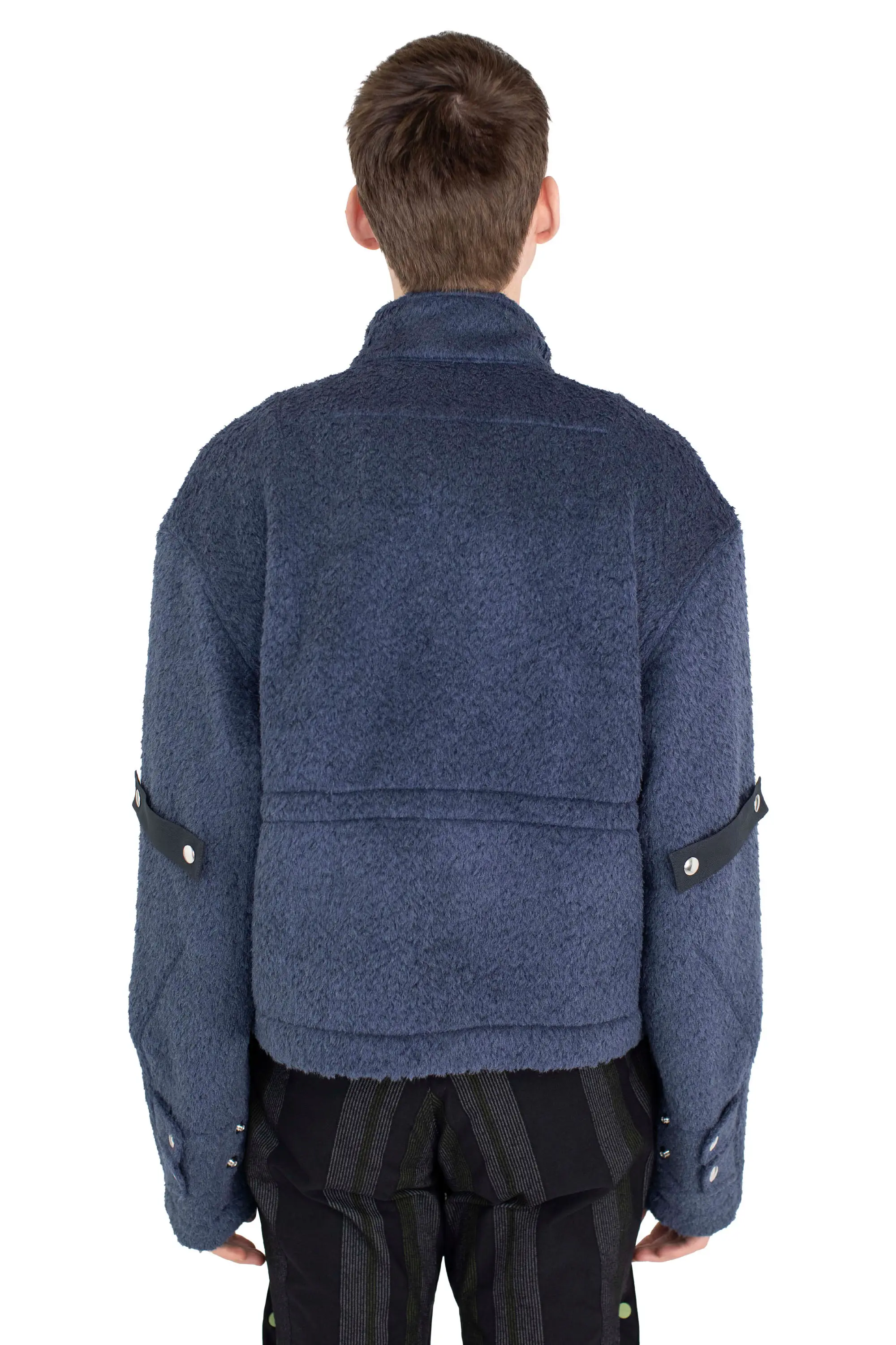 KIKO KOSTADINOV MENO JACKET - BLUE GRAY/D GREY