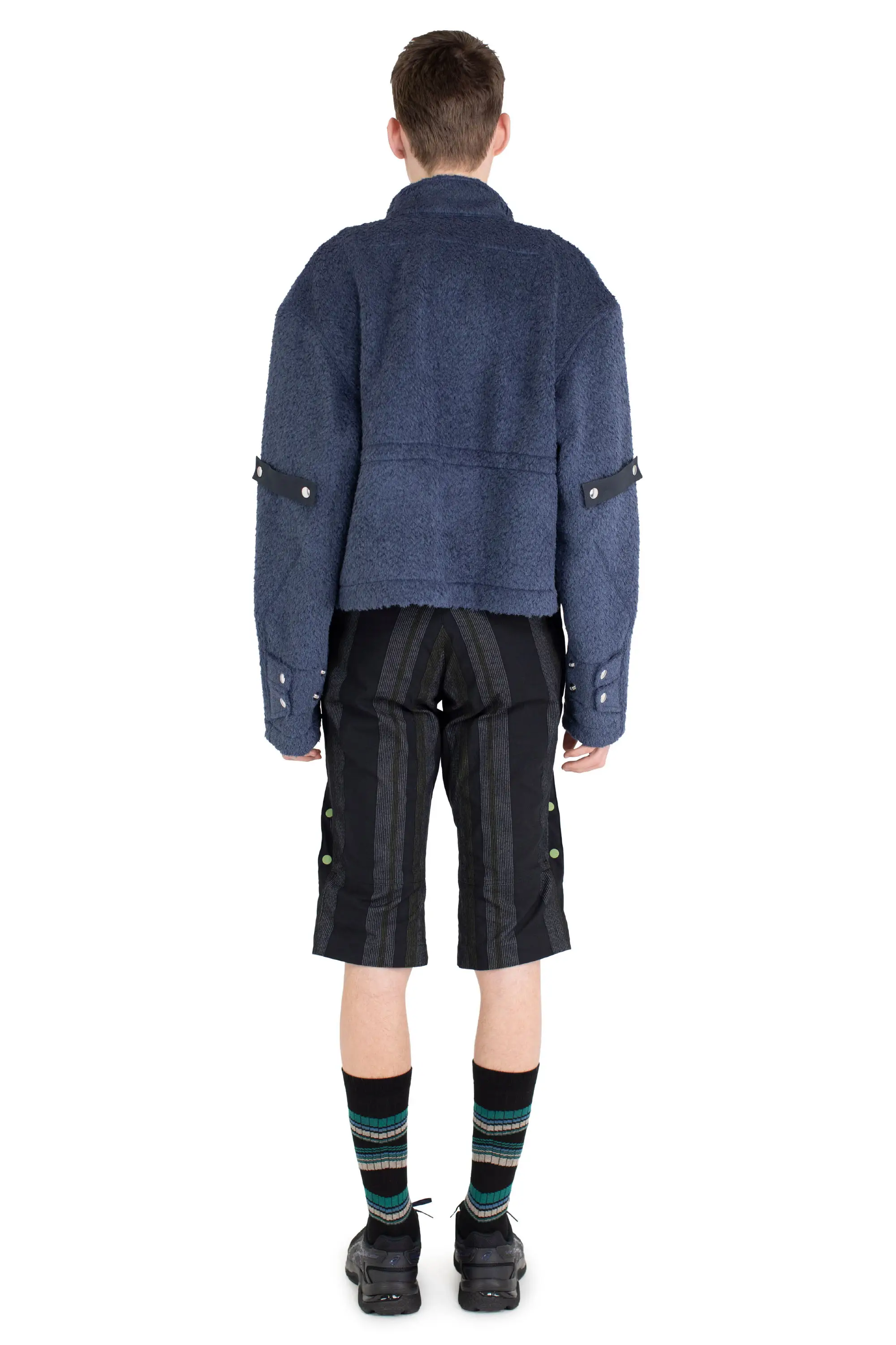 KIKO KOSTADINOV MENO JACKET - BLUE GRAY/D GREY