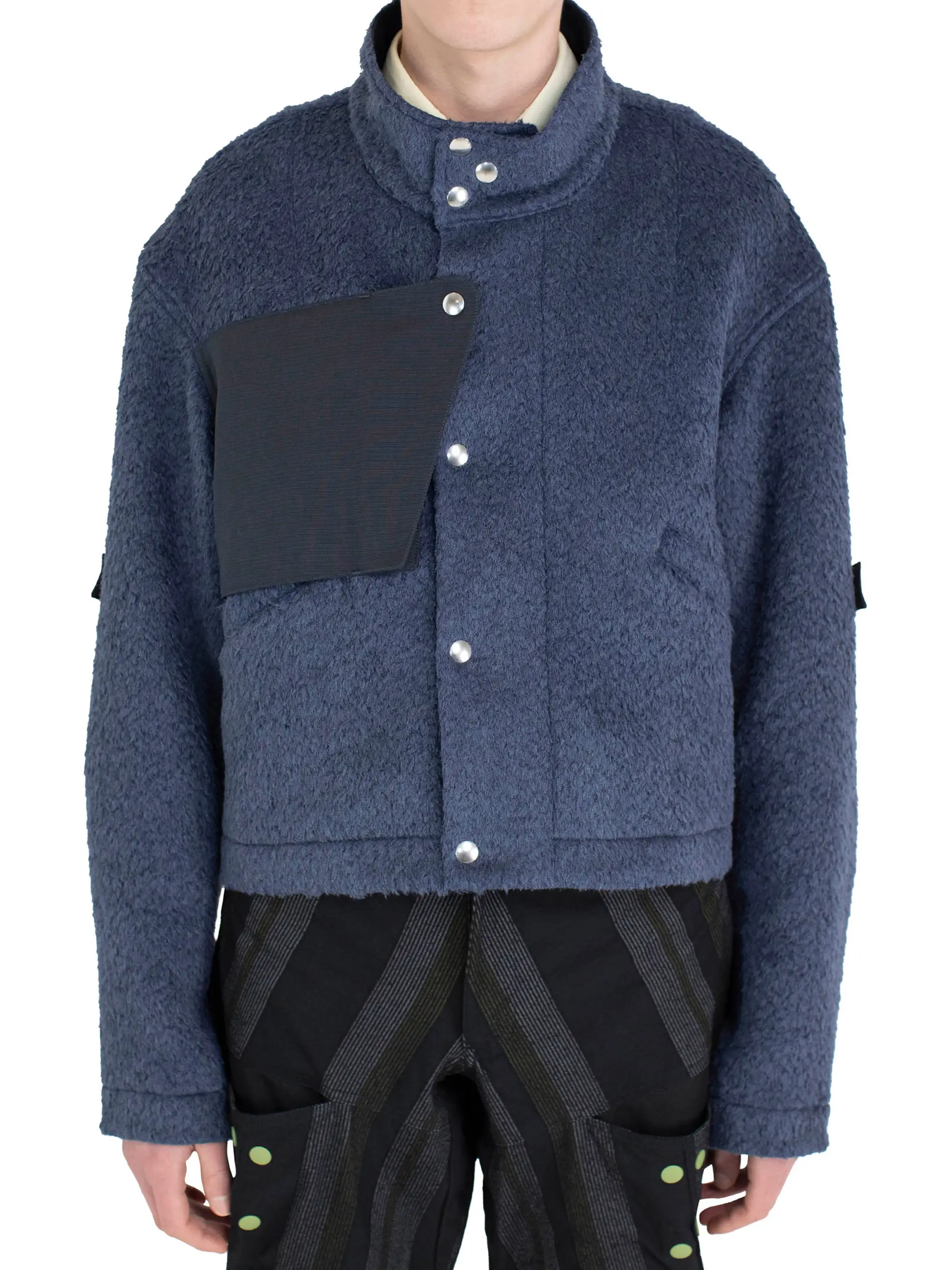 KIKO KOSTADINOV MENO JACKET - BLUE GRAY/D GREY