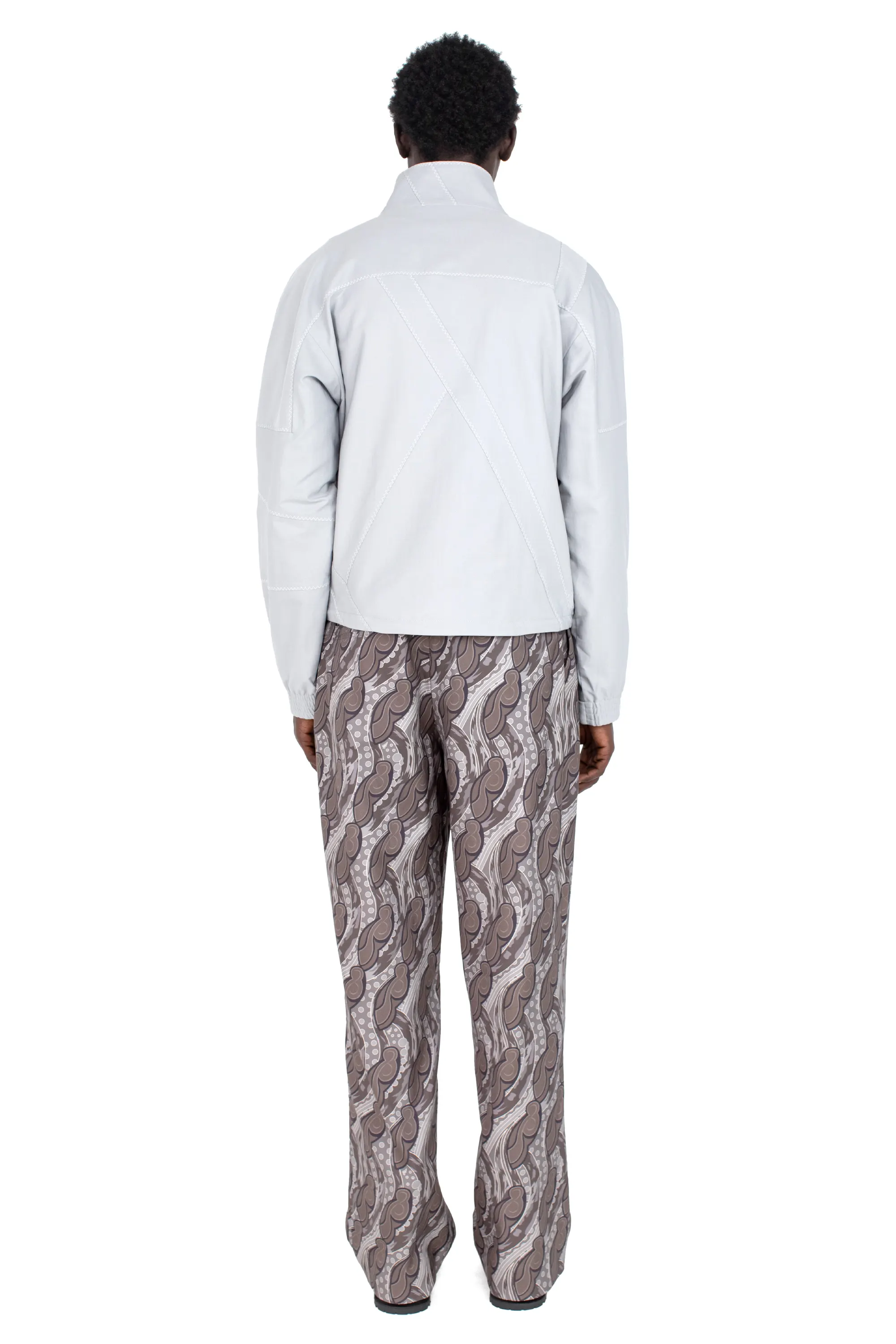 KIKO KOSTADINOV MINNA GATHERED TROUSER - CARBON GREY