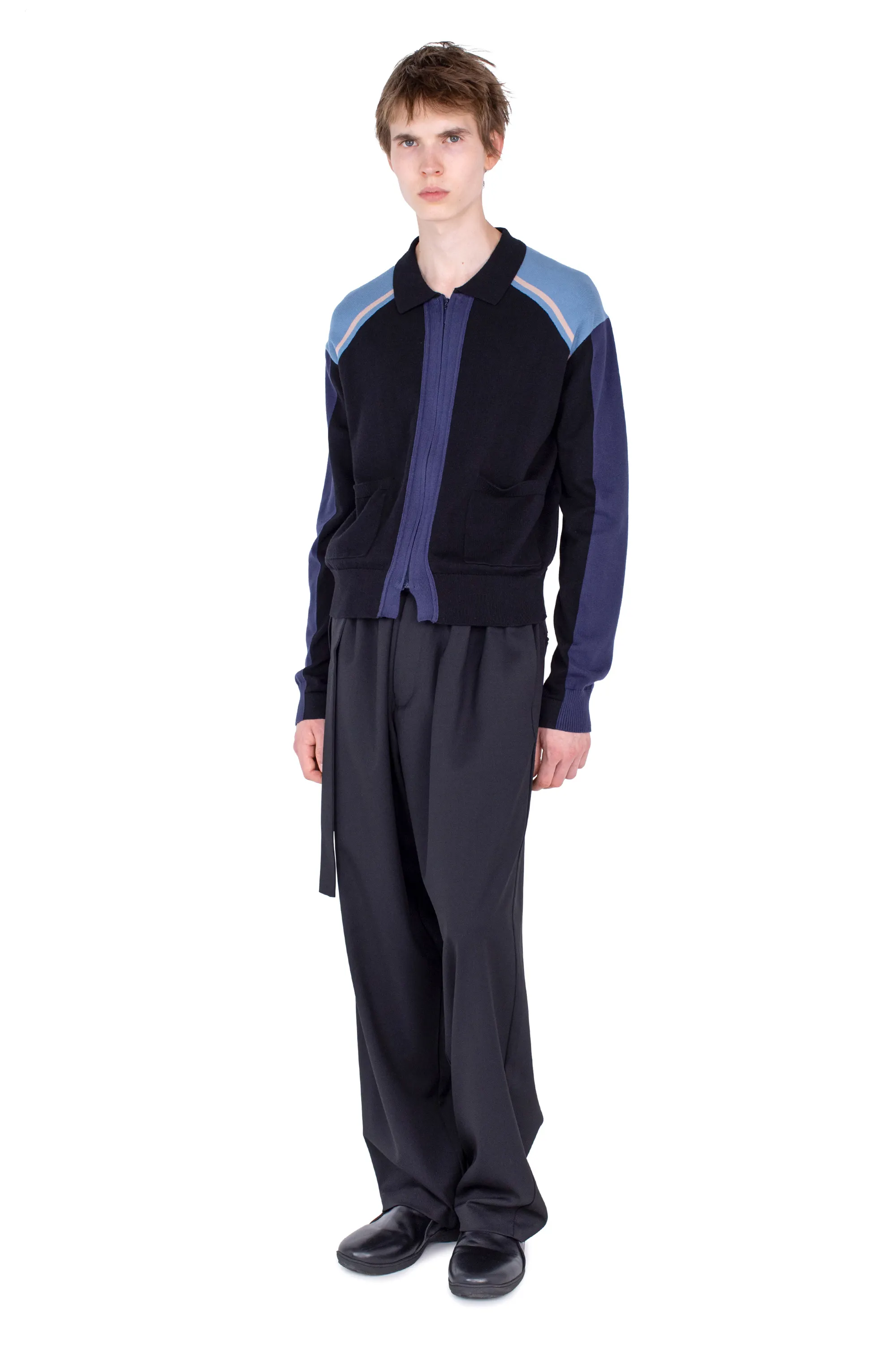 KIKO KOSTADINOV MUNNO KNIT CARDIGAN - PHANTOM BLACK