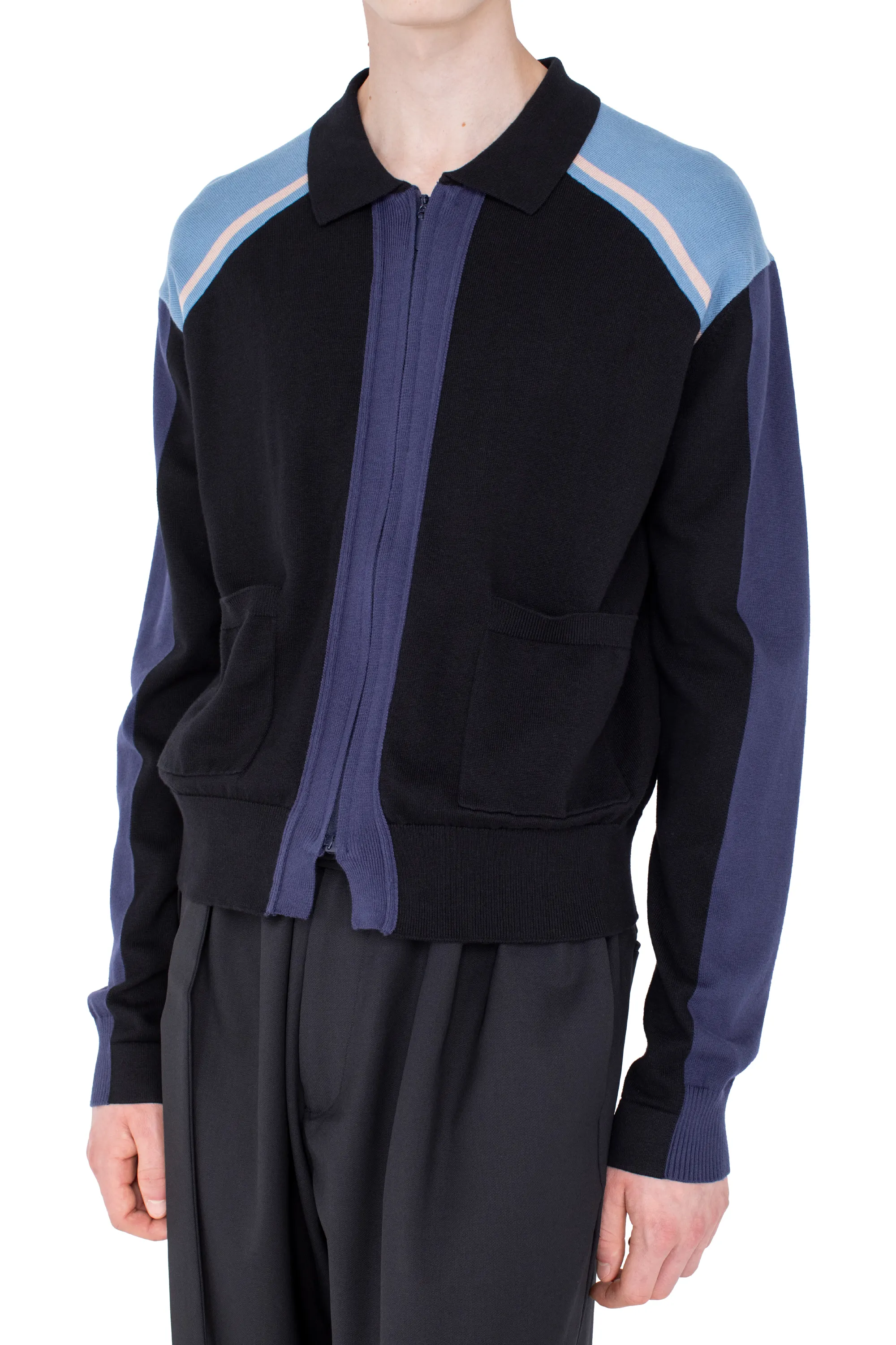 KIKO KOSTADINOV MUNNO KNIT CARDIGAN - PHANTOM BLACK