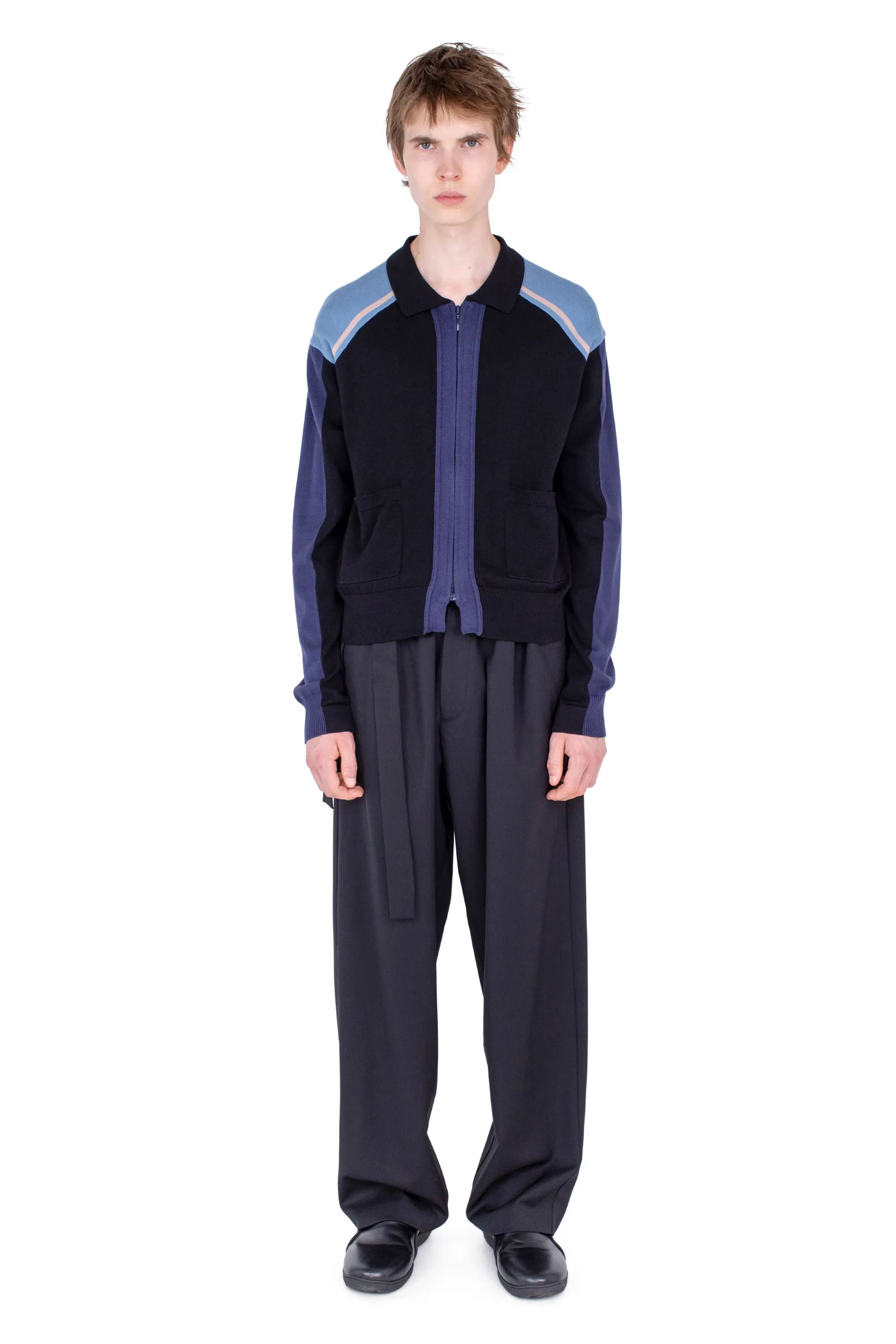 KIKO KOSTADINOV MUNNO KNIT CARDIGAN - PHANTOM BLACK