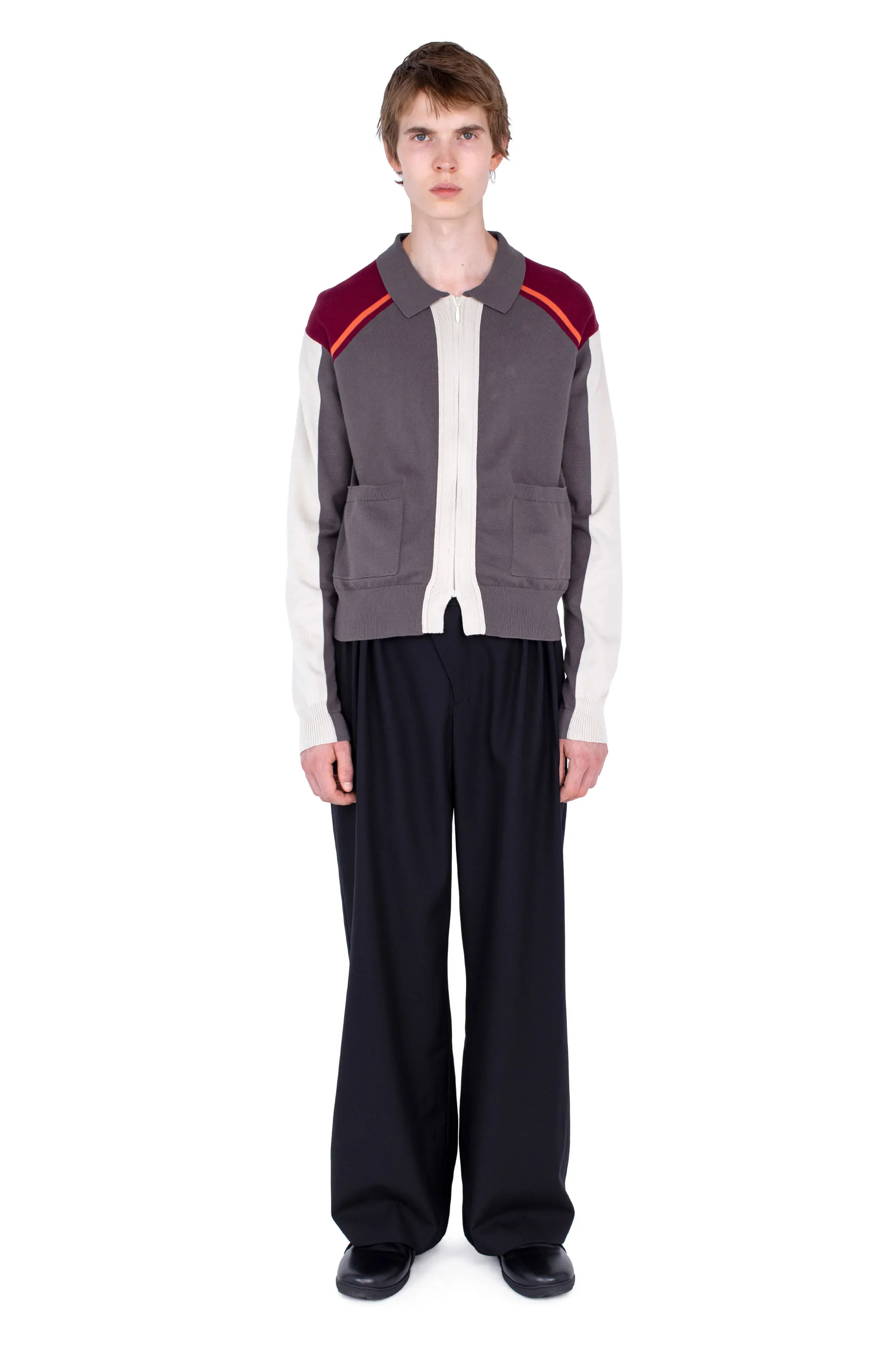 KIKO KOSTADINOV MUNNO KNIT CARDIGAN - SLATE GREY