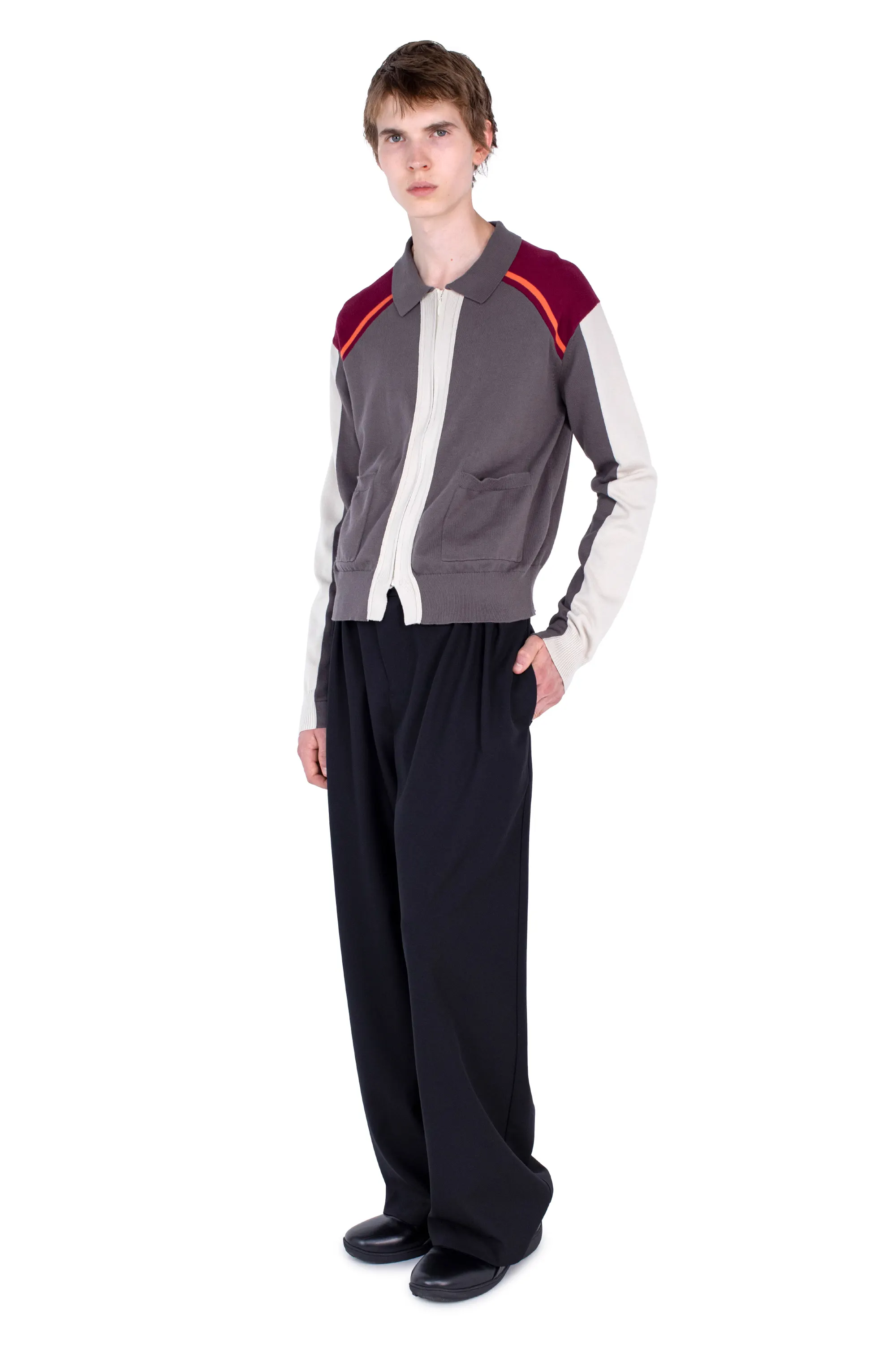 KIKO KOSTADINOV MUNNO KNIT CARDIGAN - SLATE GREY
