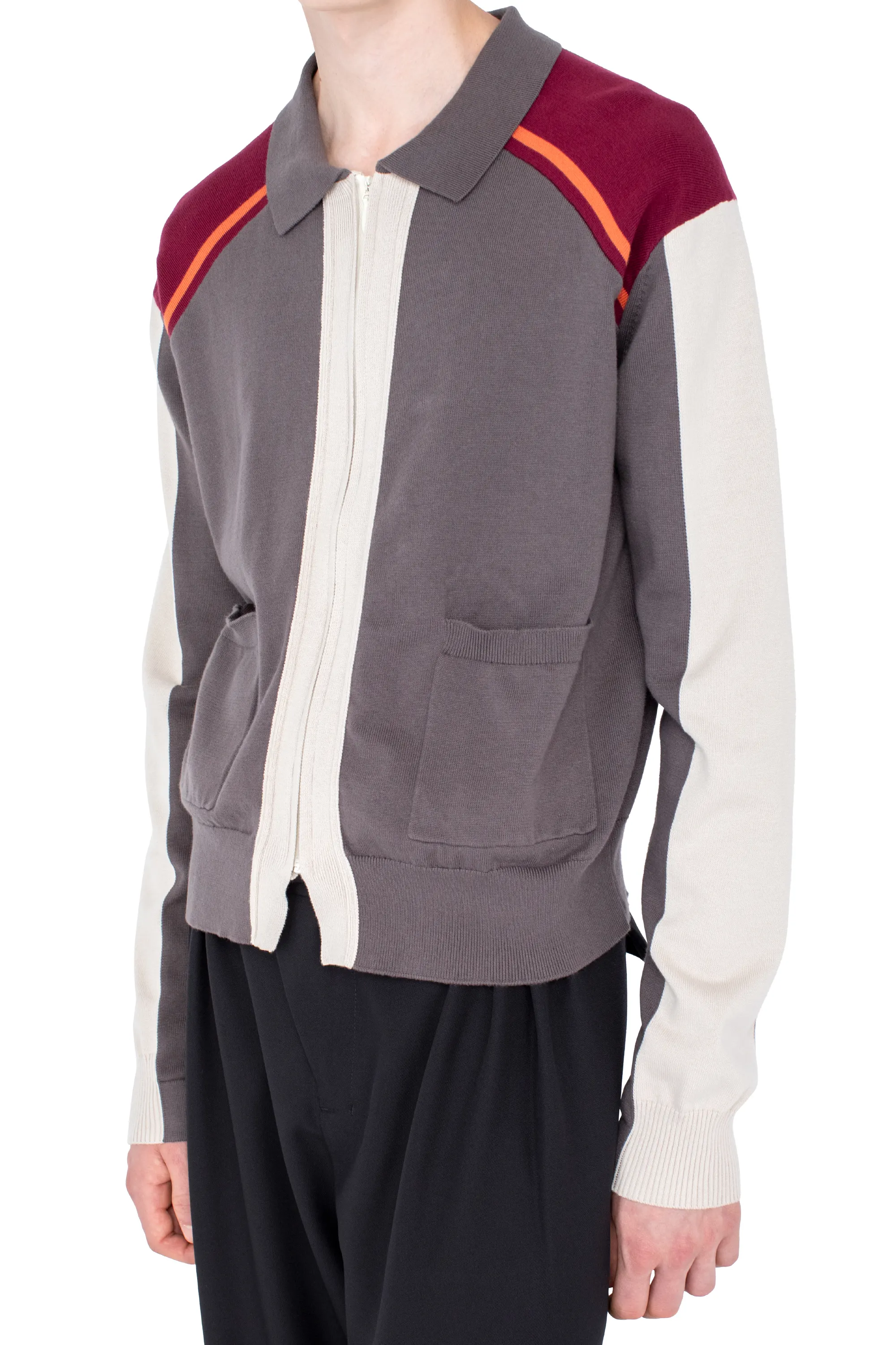 KIKO KOSTADINOV MUNNO KNIT CARDIGAN - SLATE GREY