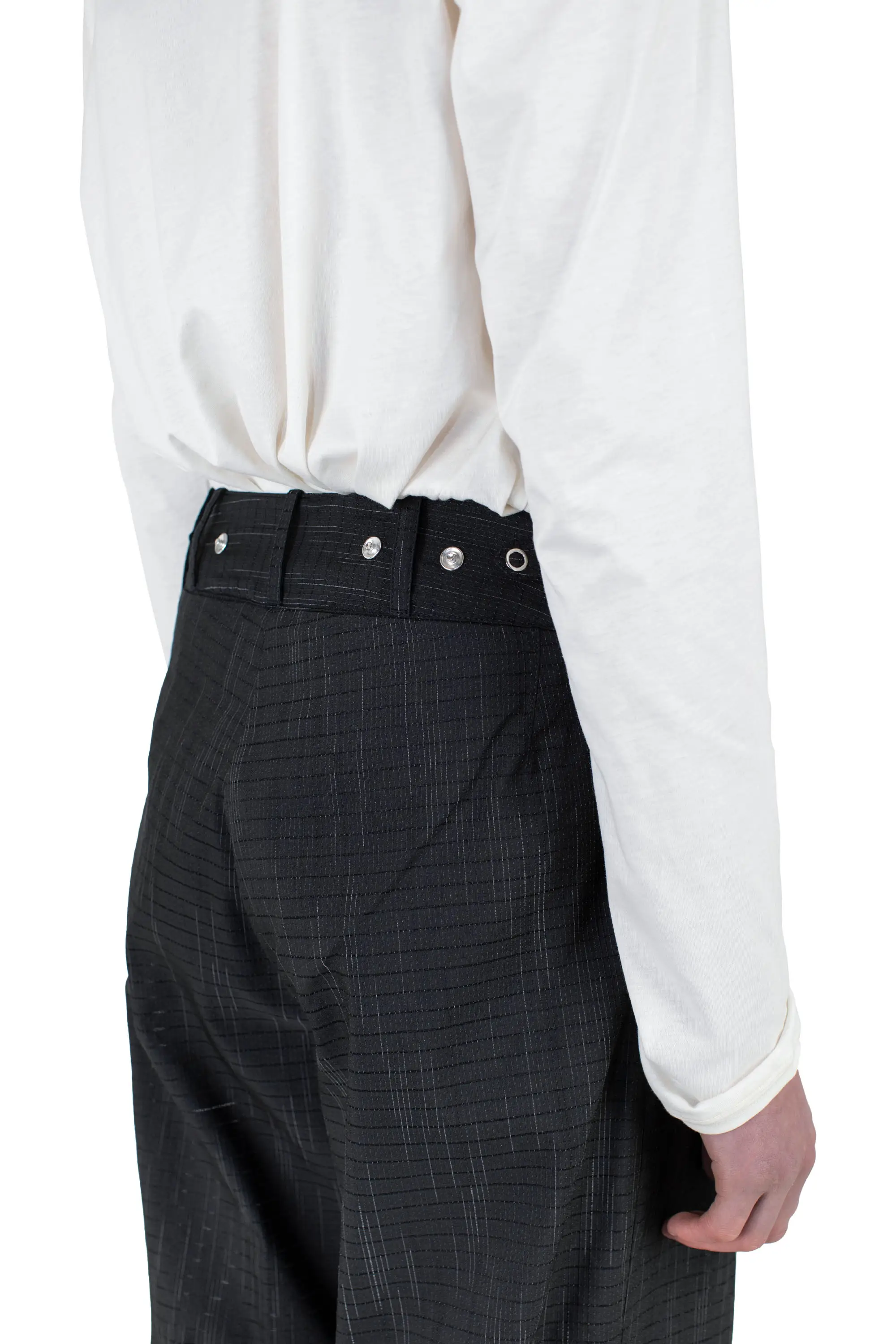 KIKO KOSTADINOV NAVIN WIDE TROUSER - BLACK OBSIDIAN