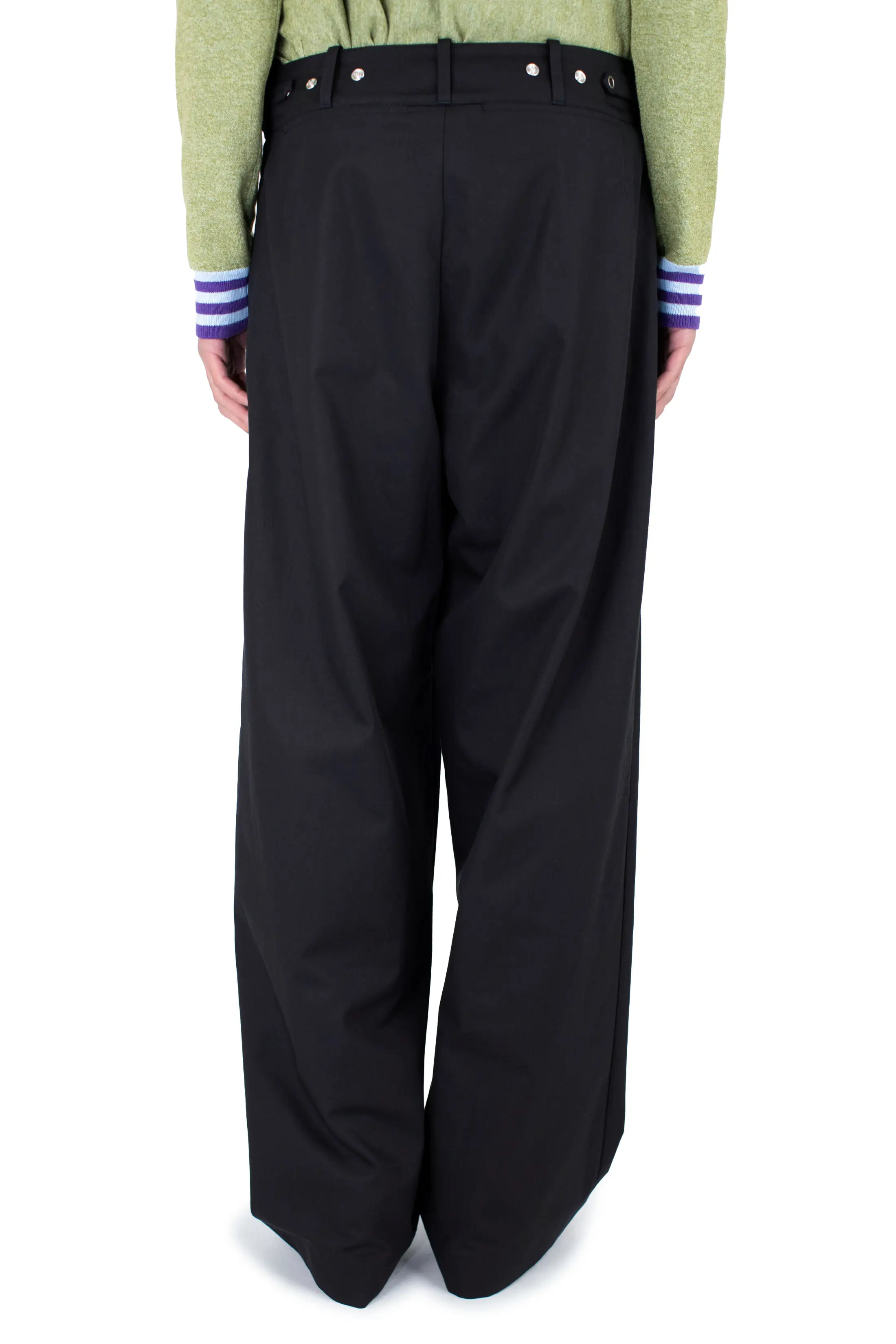 KIKO KOSTADINOV NAVIN WIDE TROUSER - BLACK SABLE
