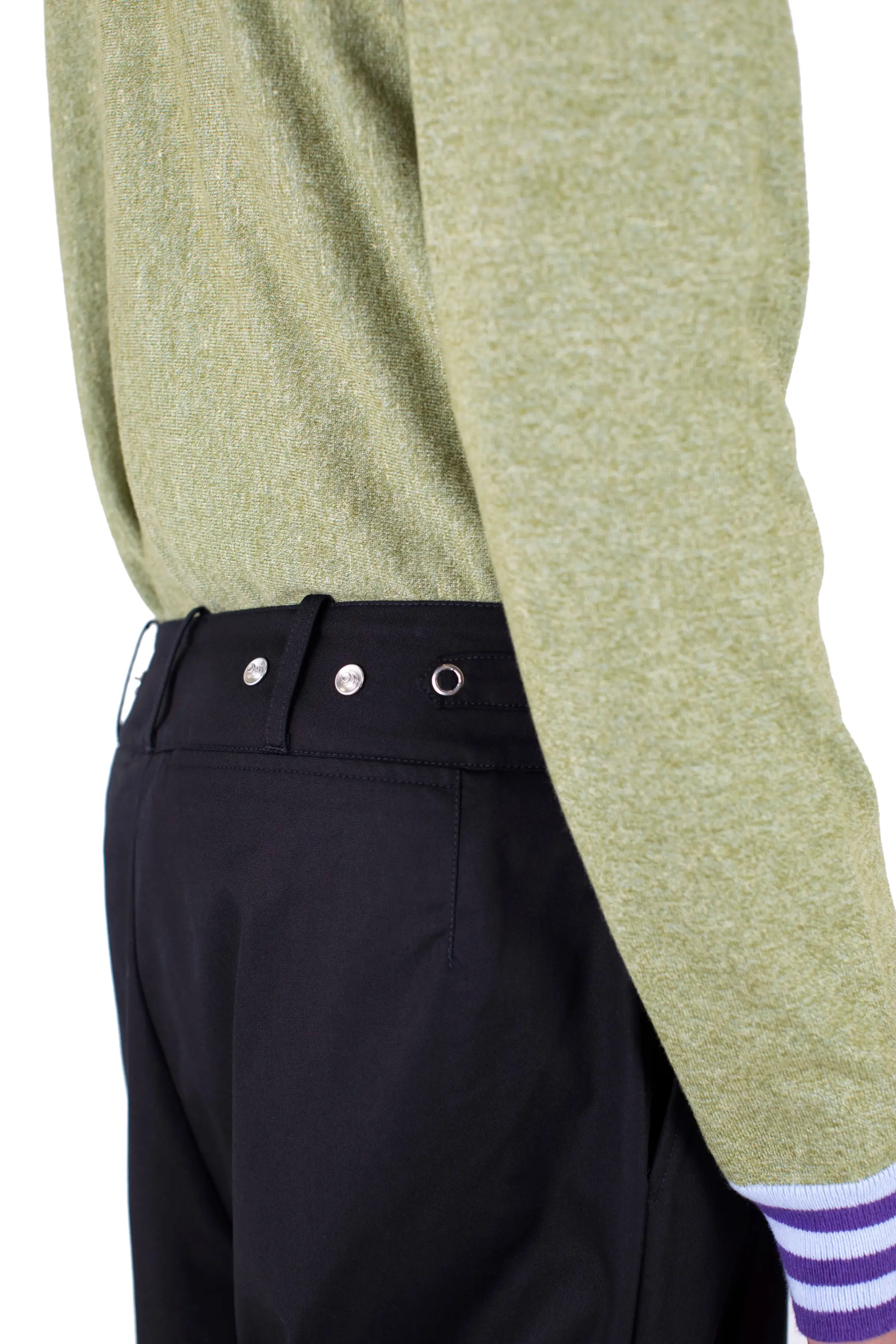 KIKO KOSTADINOV NAVIN WIDE TROUSER - BLACK SABLE