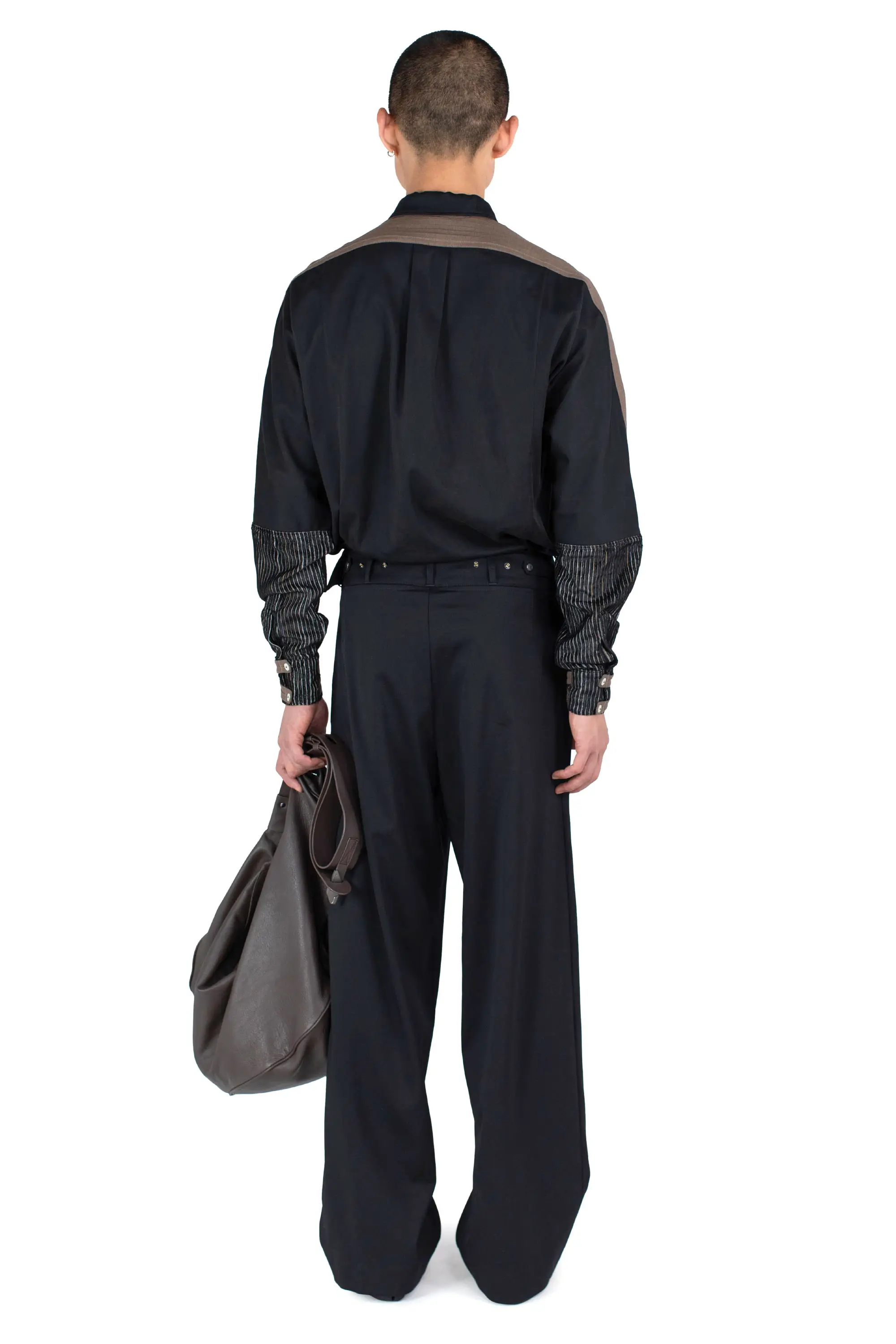 KIKO KOSTADINOV NAVIN WIDE TROUSER - NIGHT BLACK