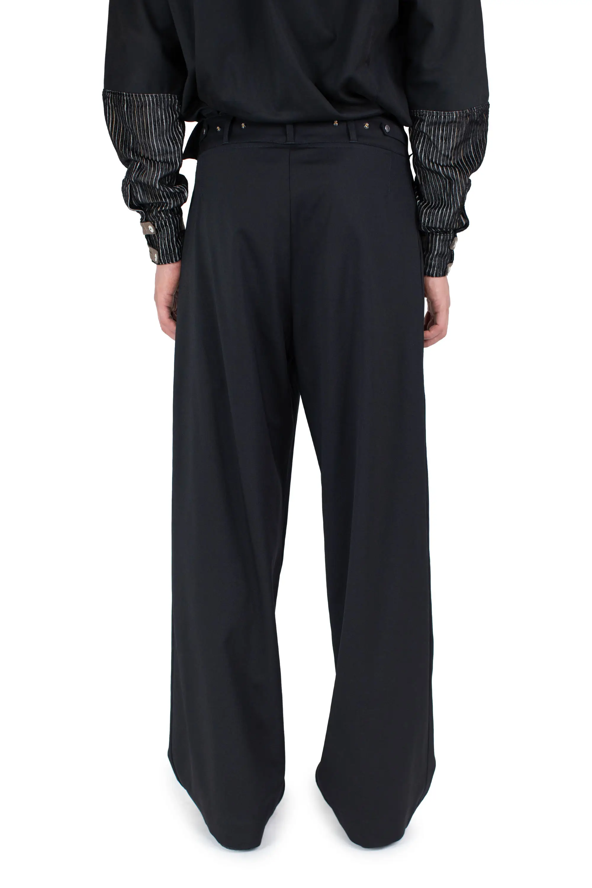 KIKO KOSTADINOV NAVIN WIDE TROUSER - NIGHT BLACK