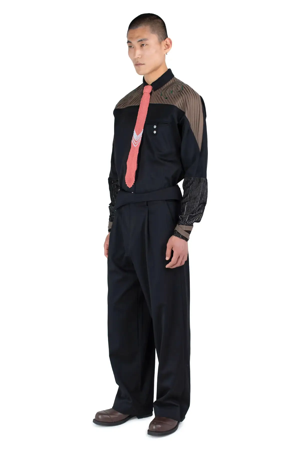 NAVIN WIDE TROUSER - NIGHT BLACK – KIKO KOSTADINOV