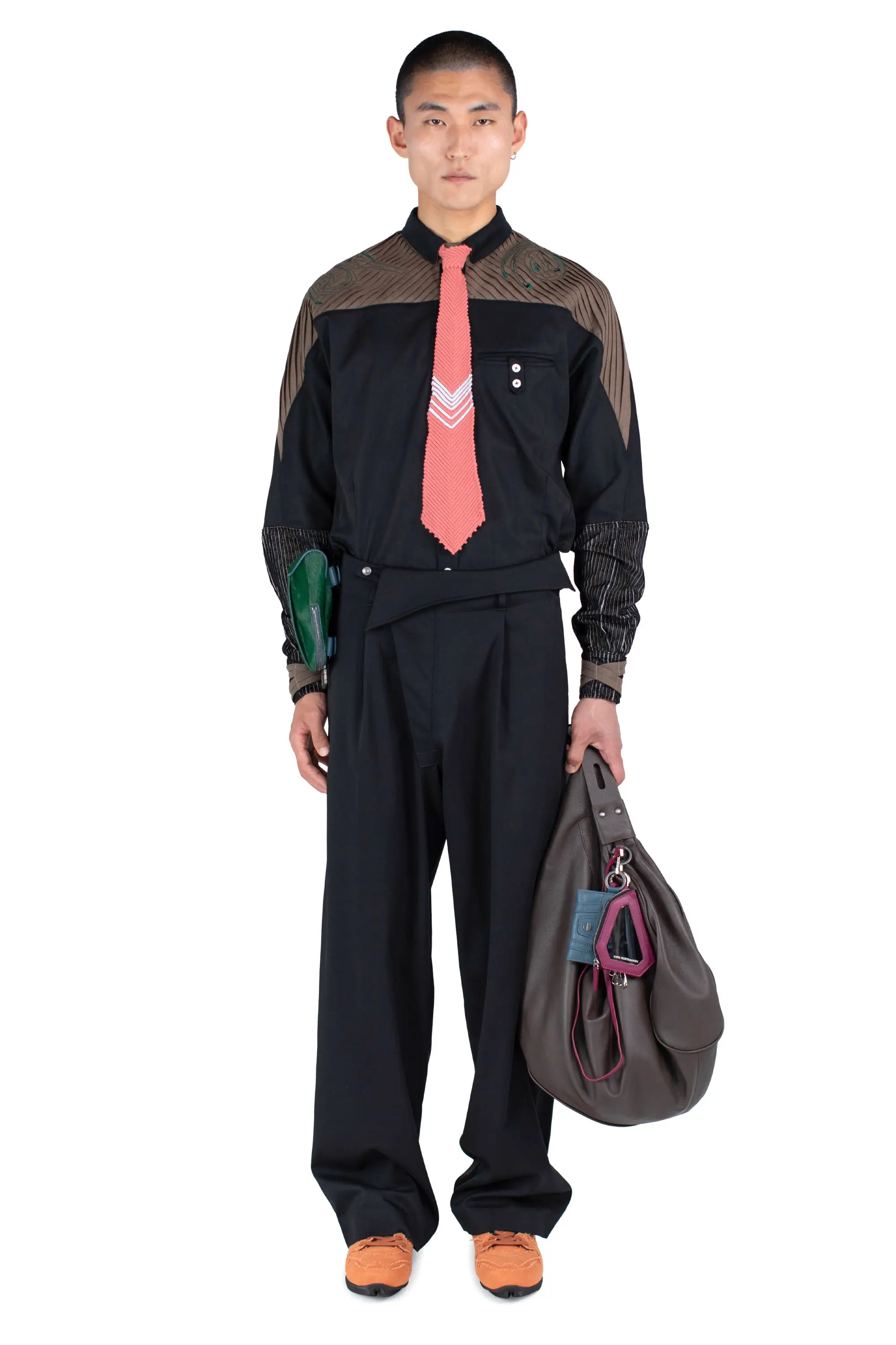 KIKO KOSTADINOV NAVIN WIDE TROUSER - NIGHT BLACK