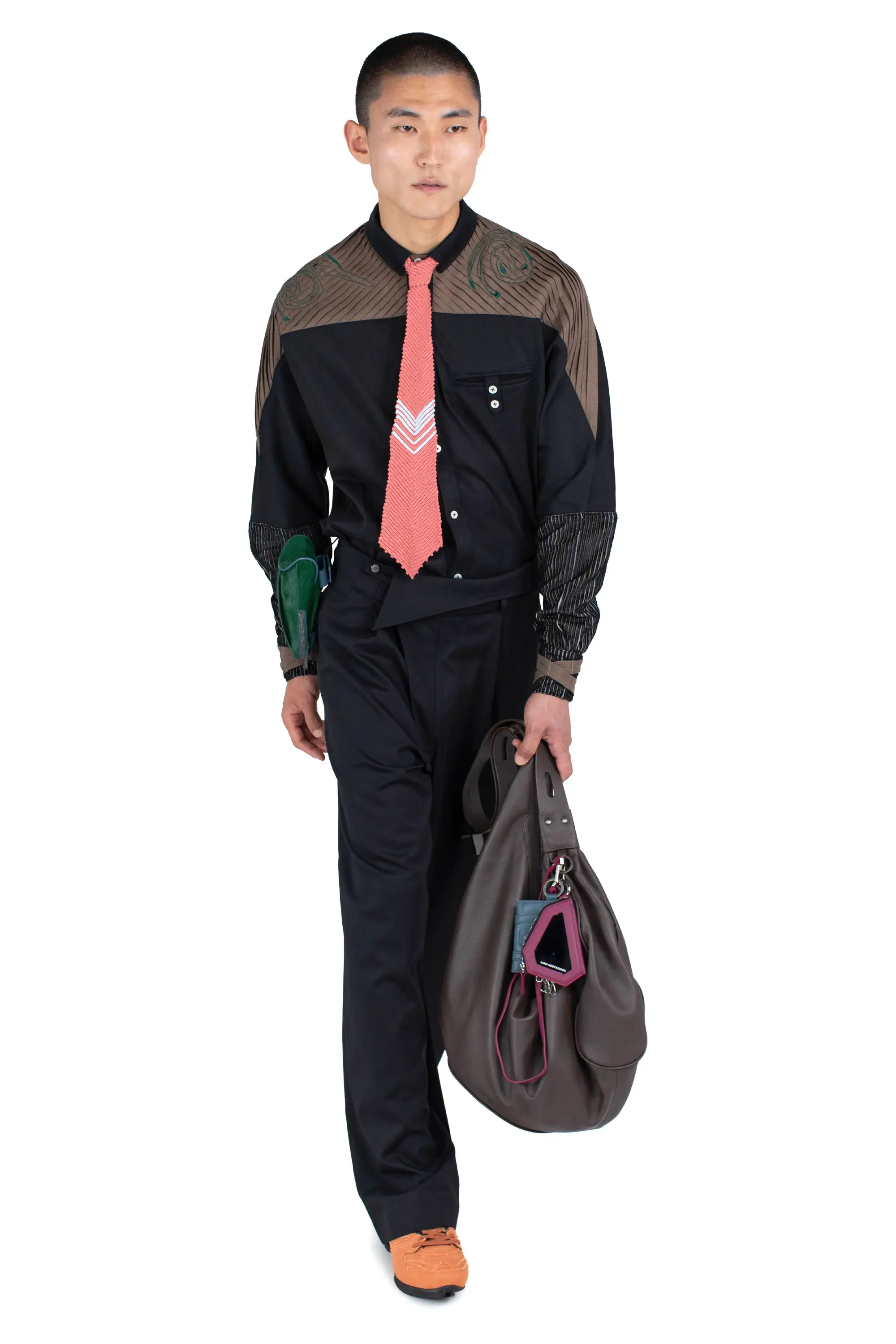 KIKO KOSTADINOV NAVIN WIDE TROUSER - NIGHT BLACK