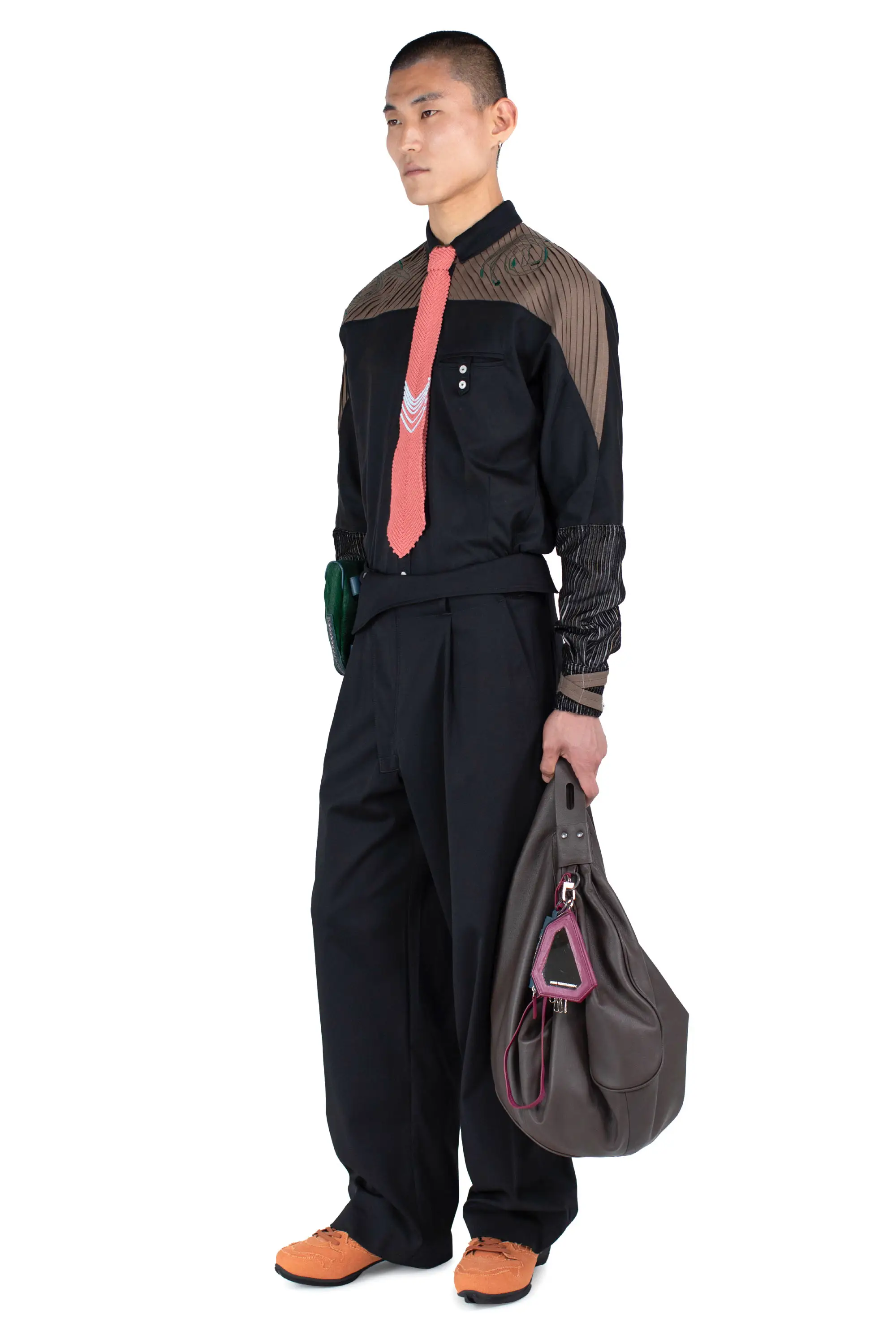 KIKO KOSTADINOV NAVIN WIDE TROUSER - NIGHT BLACK
