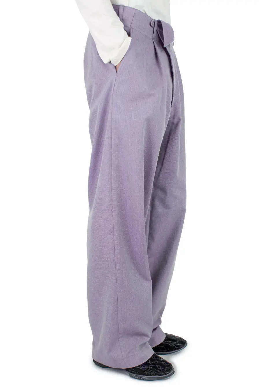 KIKO KOSTADINOV NAVIN WIDE TROUSER - VIOLET