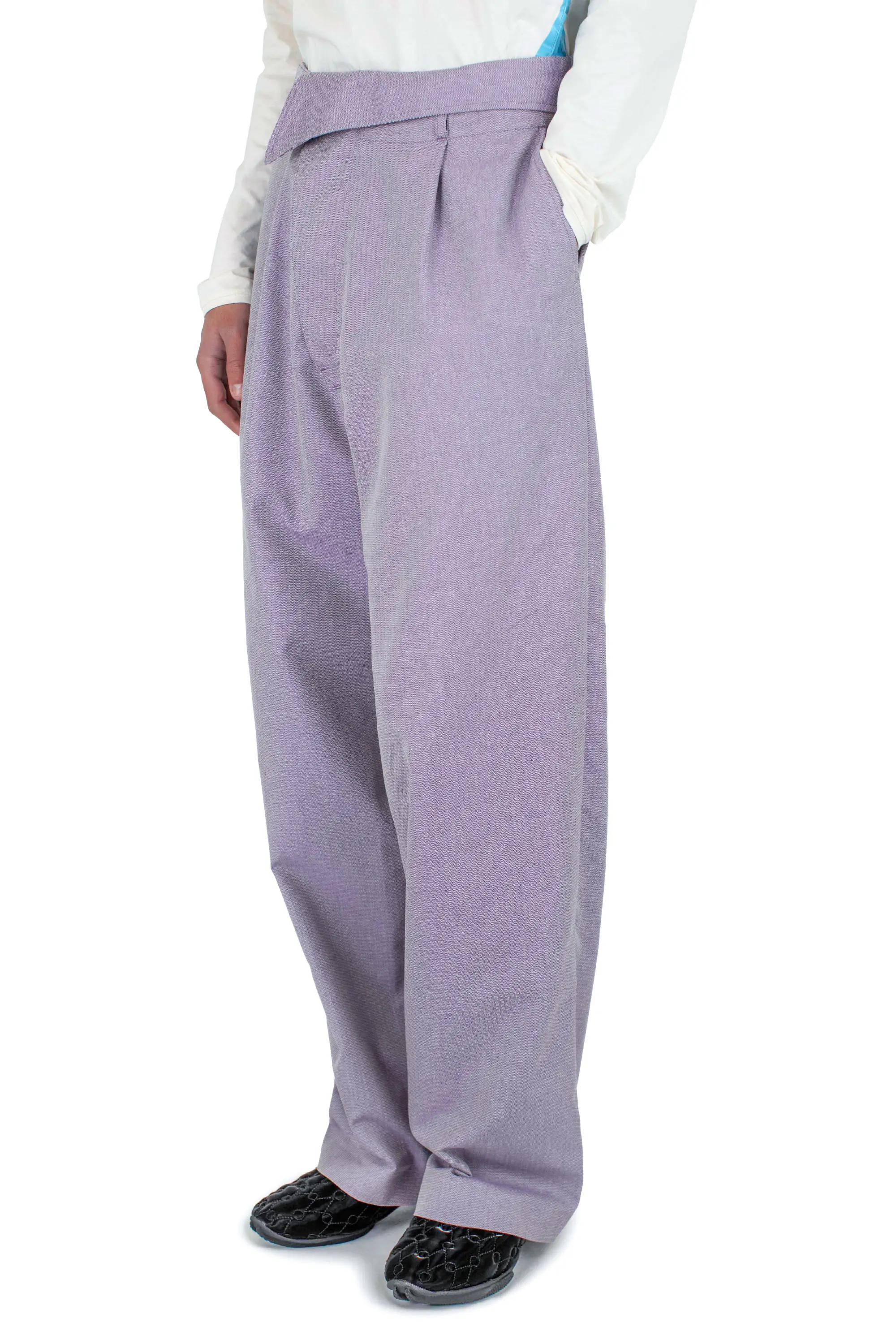 KIKO KOSTADINOV NAVIN WIDE TROUSER - VIOLET