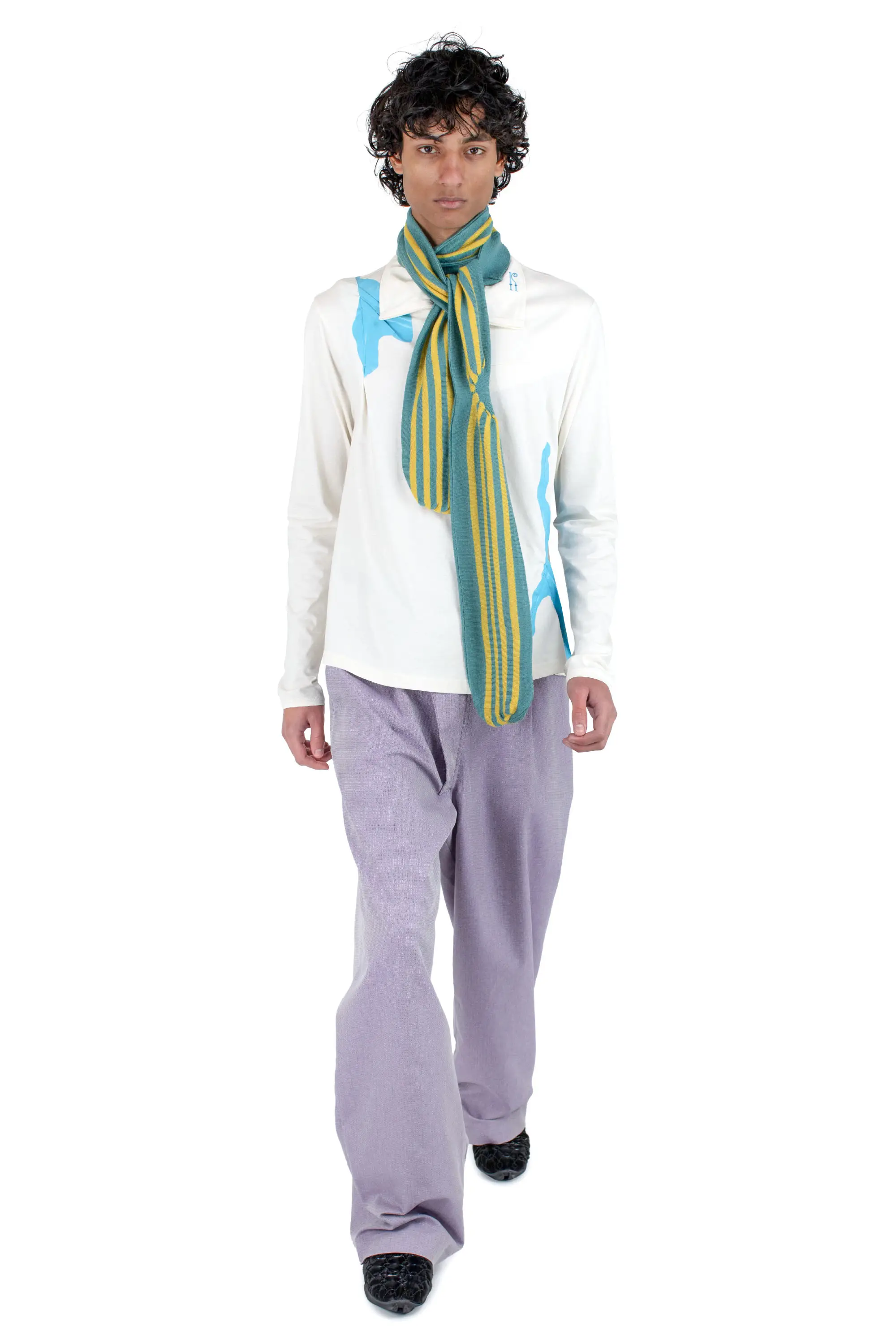 KIKO KOSTADINOV – NAVIN WIDE TROUSER - VIOLET KIKO KOSTADINOV – NAVIN WIDE TROUSER - VIOLET