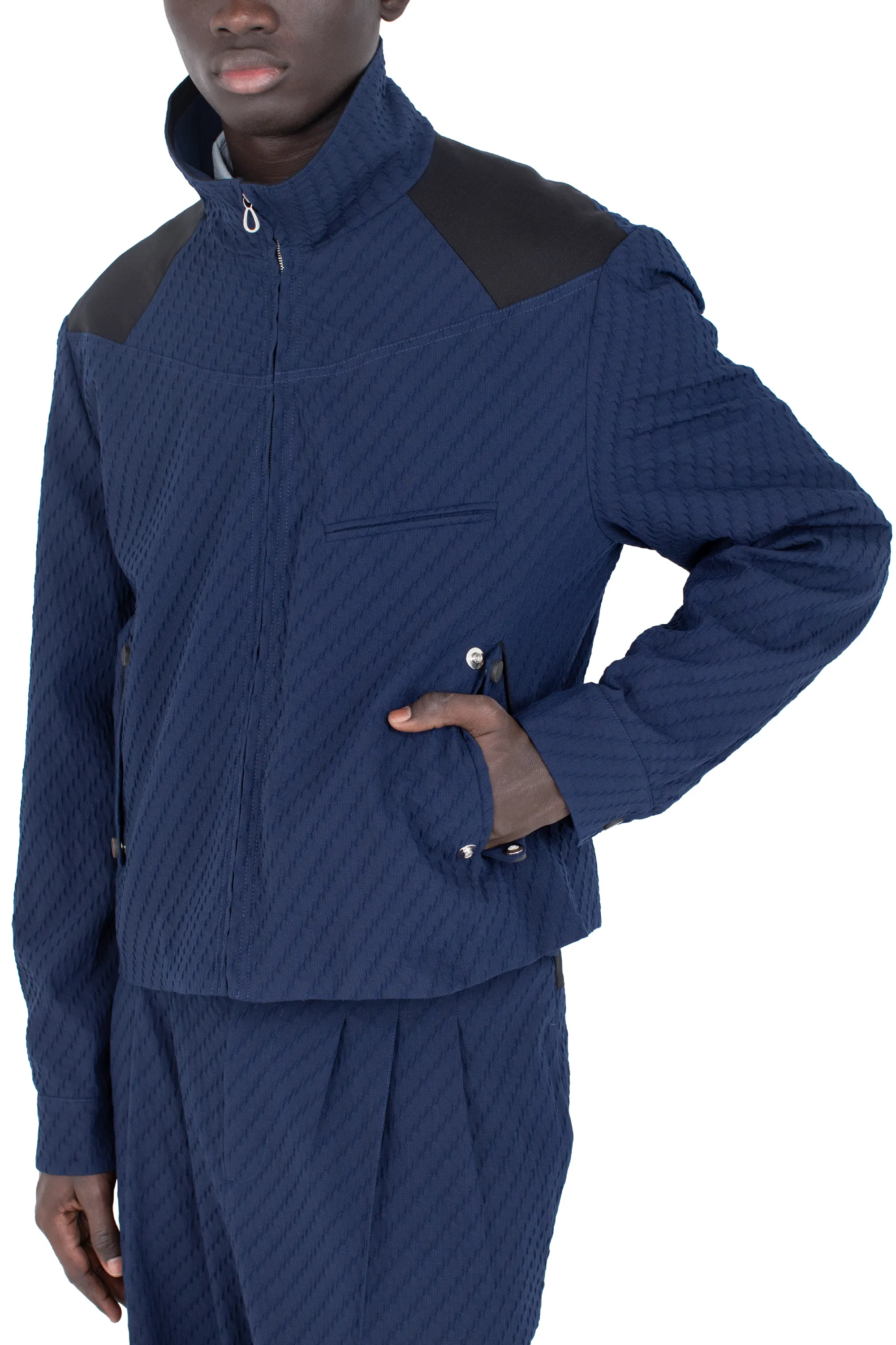 KIKO KOSTADINOV NORO BLOUSON - ABYSS BLUE