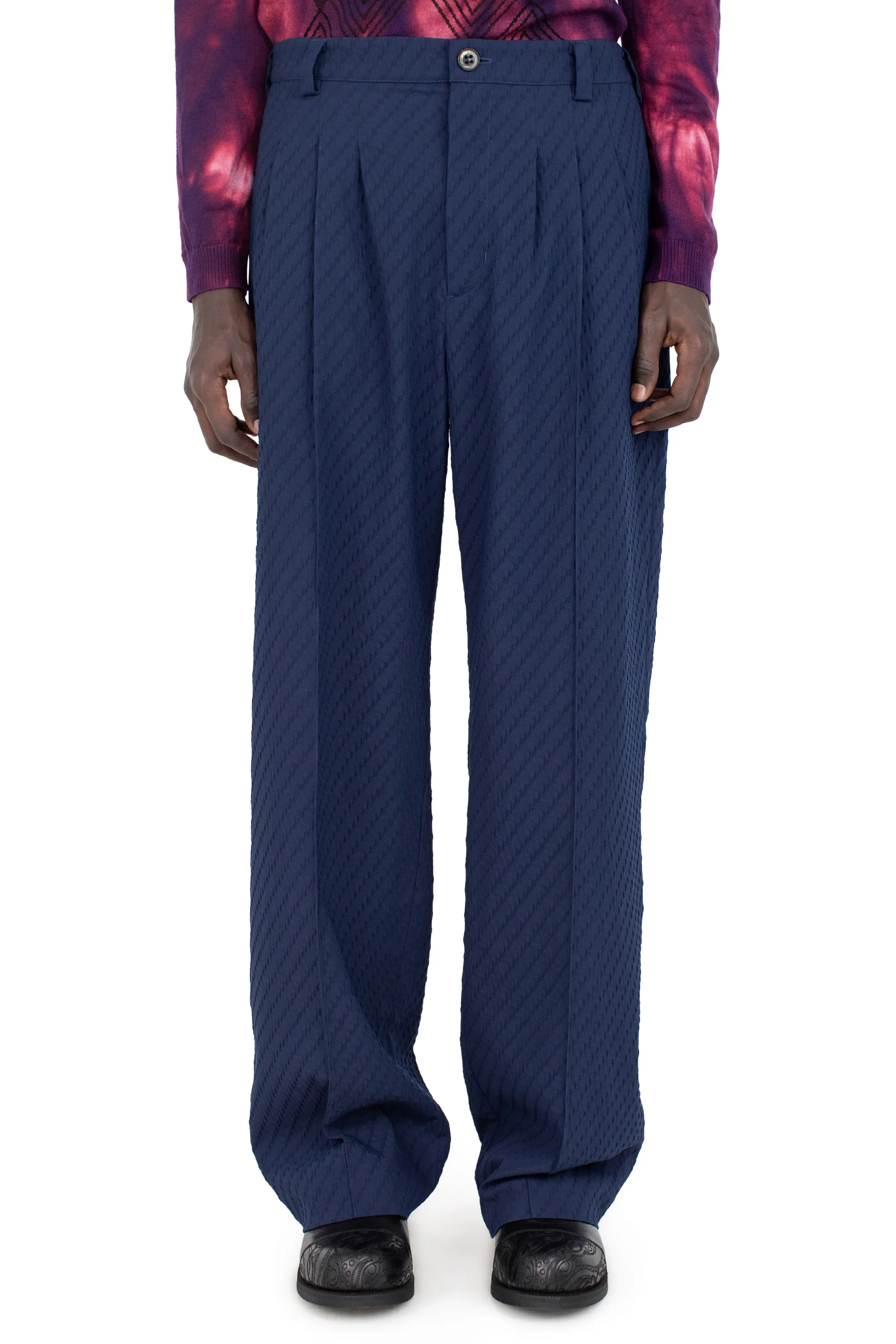 NORO TROUSER - ABYSS BLUE – KIKO KOSTADINOV