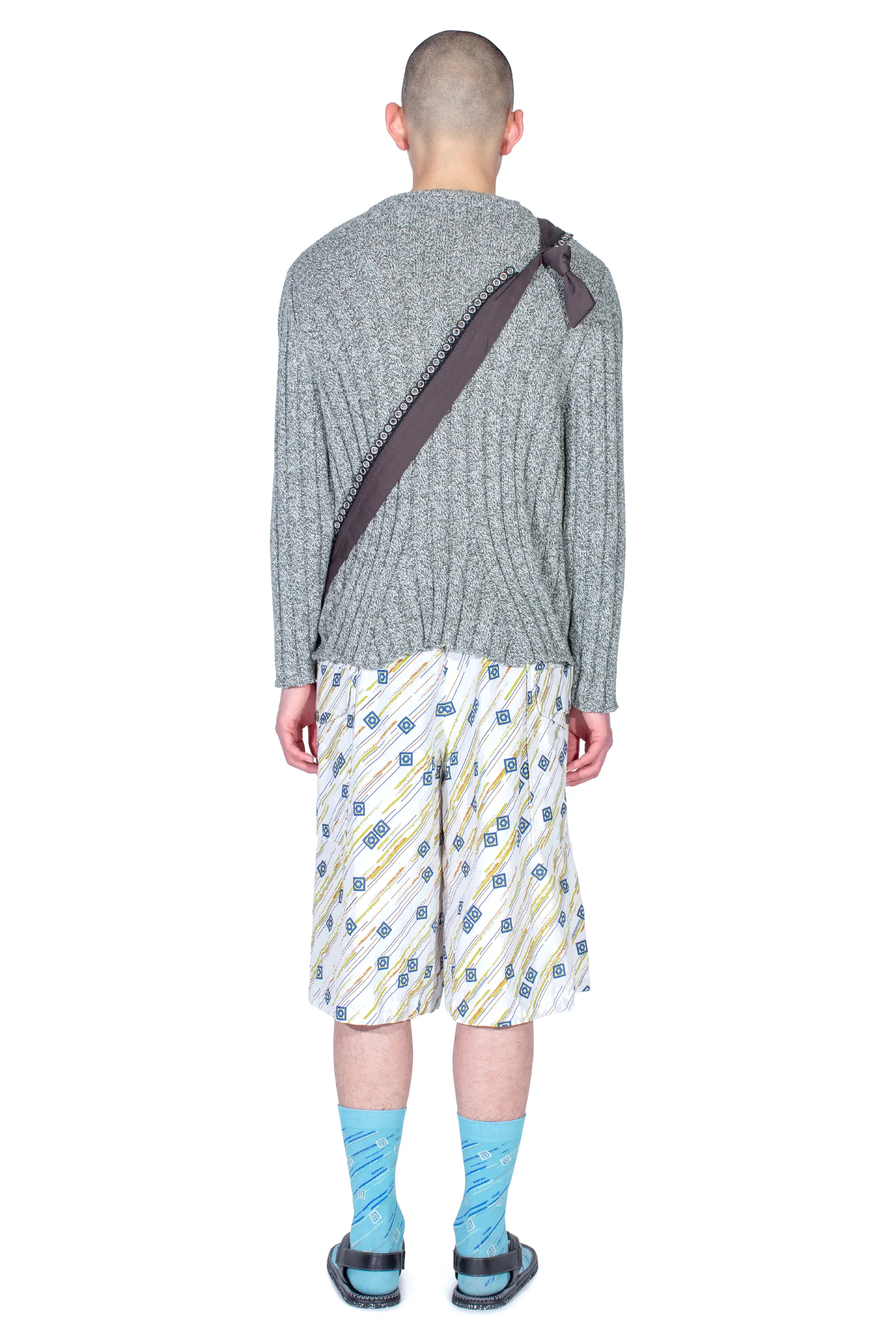 KIKO KOSTADINOV NORO WIDE SHORTS - FLORAL BRUSH