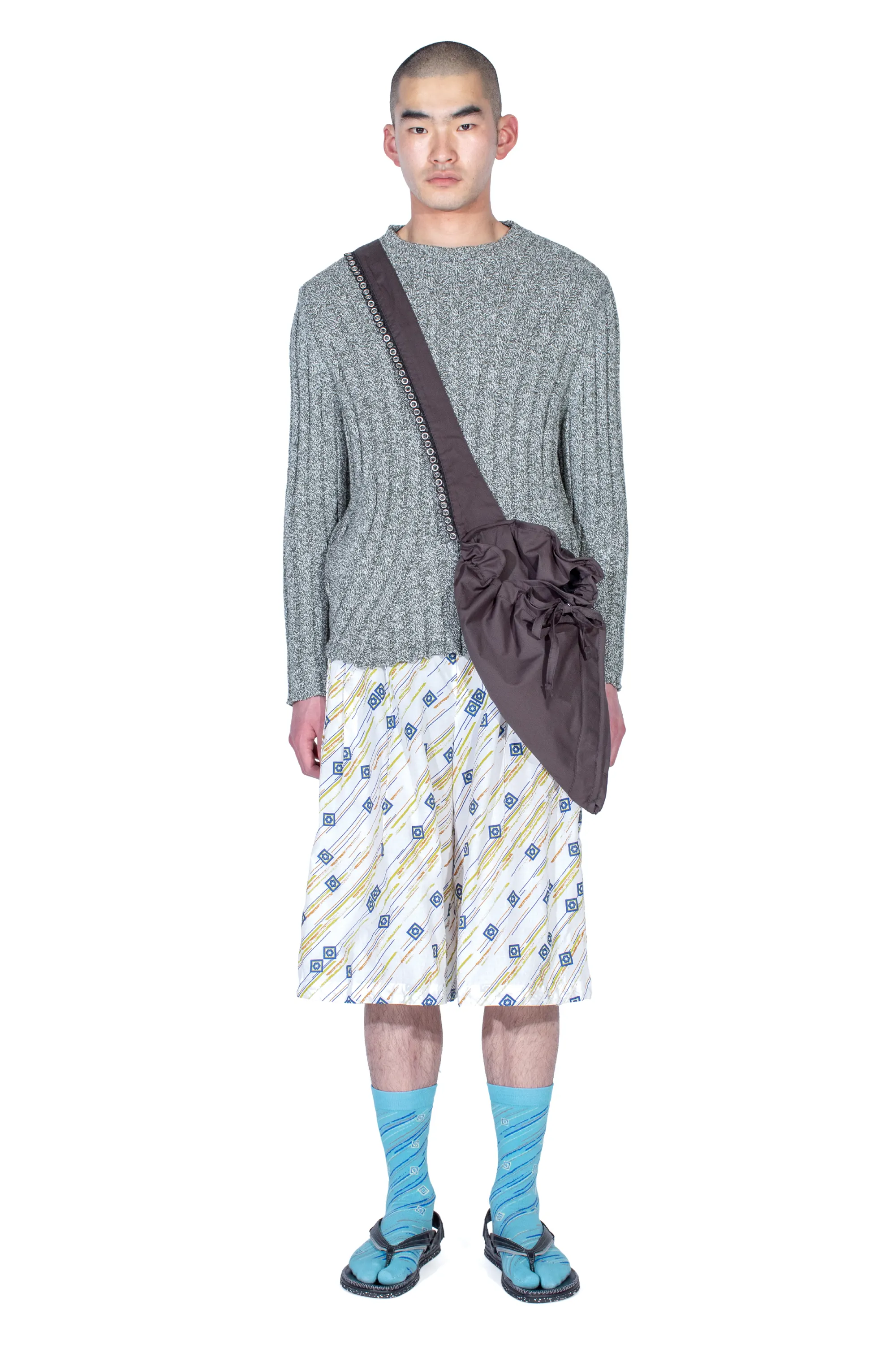 KIKO KOSTADINOV NORO WIDE SHORTS - FLORAL BRUSH