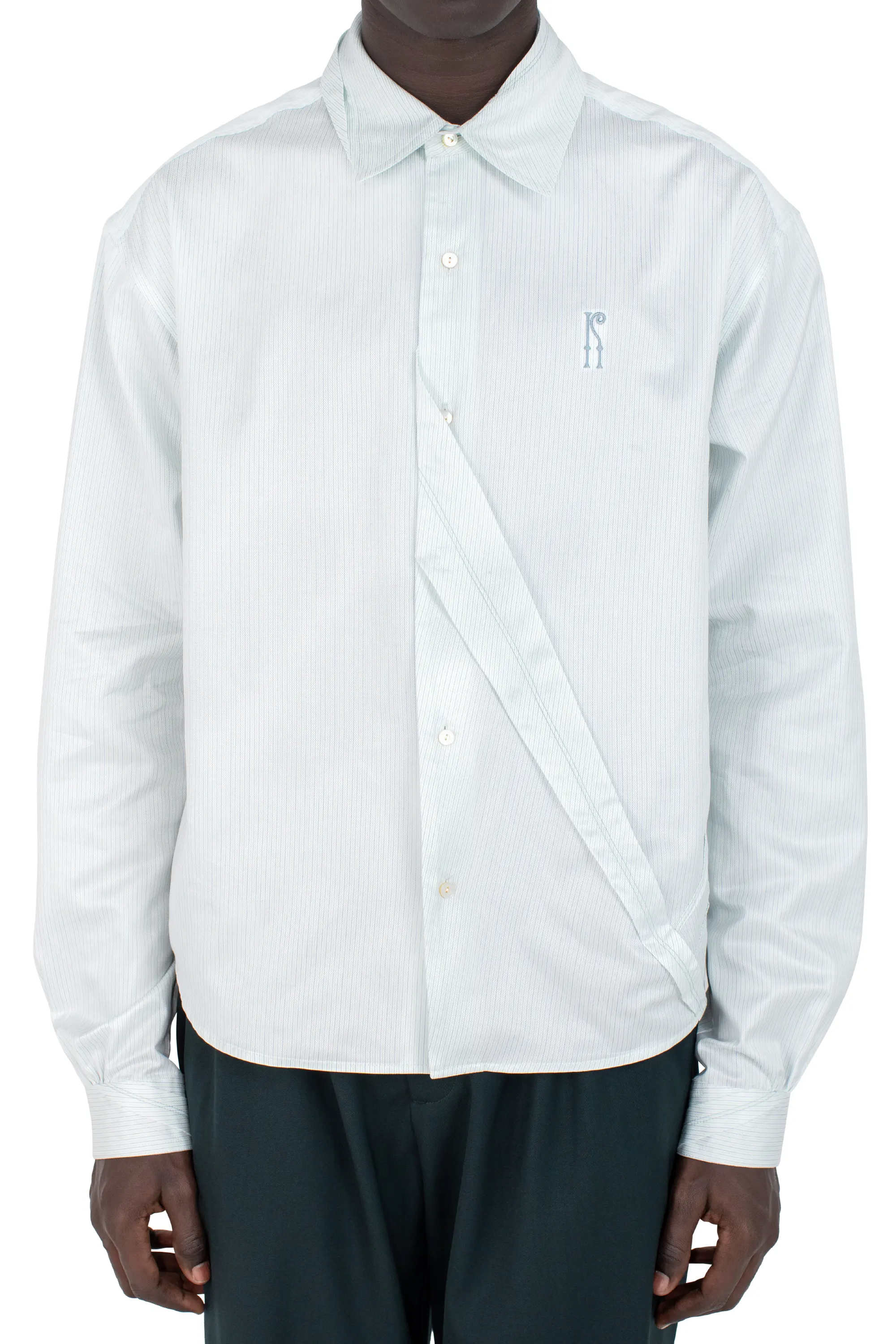 KIKO KOSTADINOV OHNE K-DART SHIRT - BLUE & GREEN
