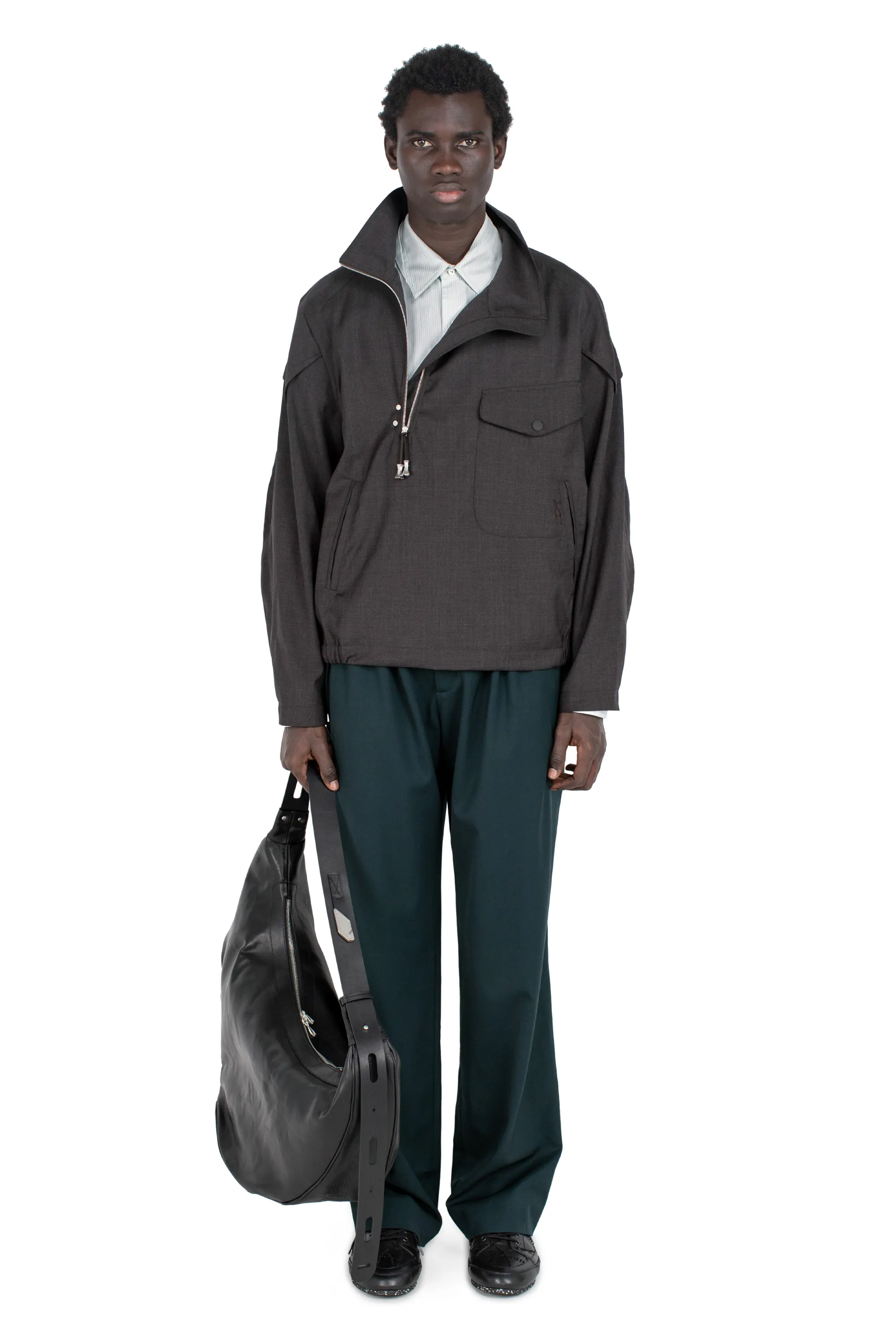 KIKO KOSTADINOV OHNE K-DART SHIRT - BLUE & GREEN