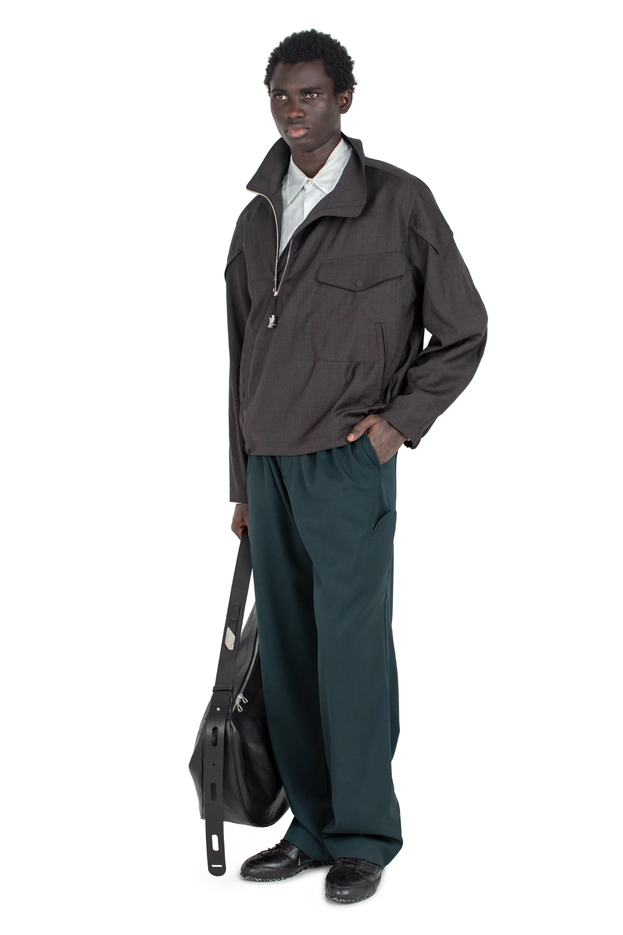 green dress shirt blue pants Men's Titchwell Tailored Shirt Green main image 0