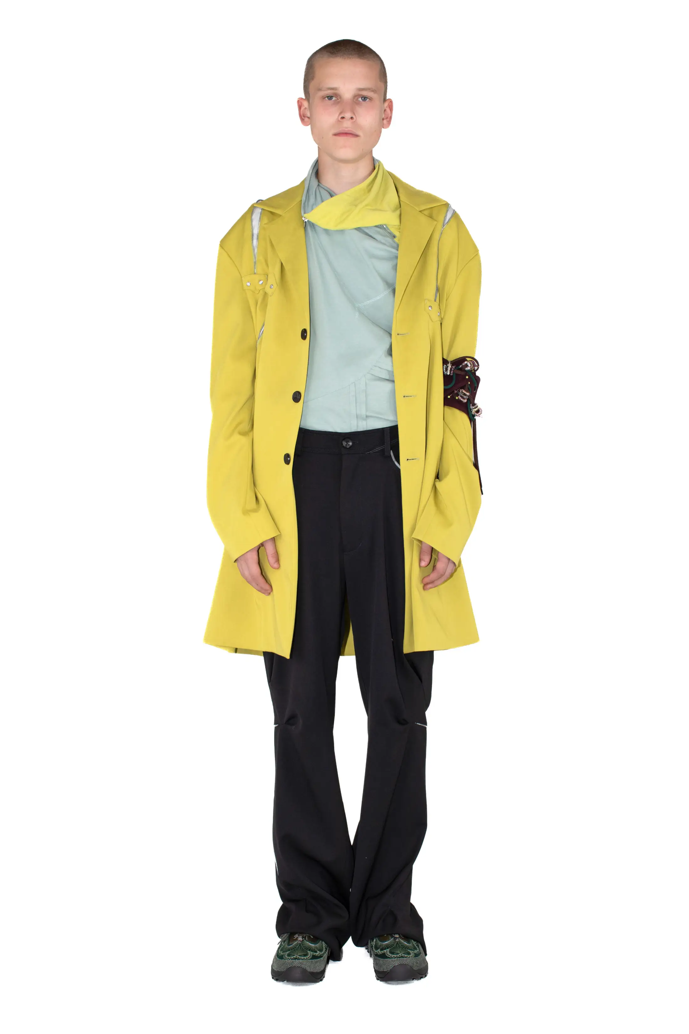 KIKO KOSTADINOV – OHNE K-DART TROUSER - CROW BLACK KIKO KOSTADINOV – OHNE K-DART TROUSER - CROW BLACK