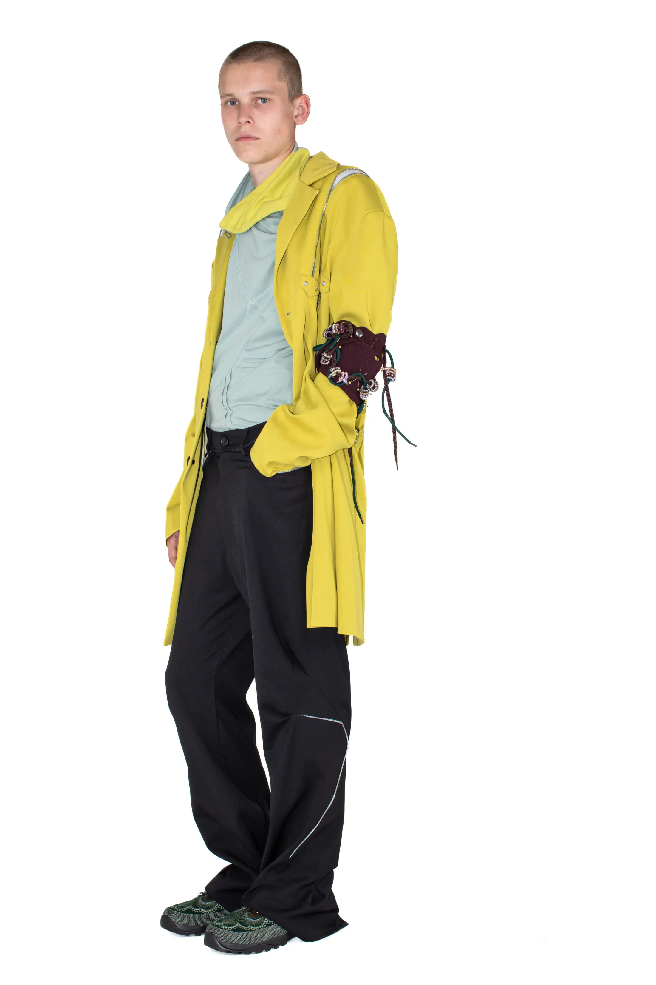 KIKO KOSTADINOV – OHNE K-DART TROUSER - CROW BLACK