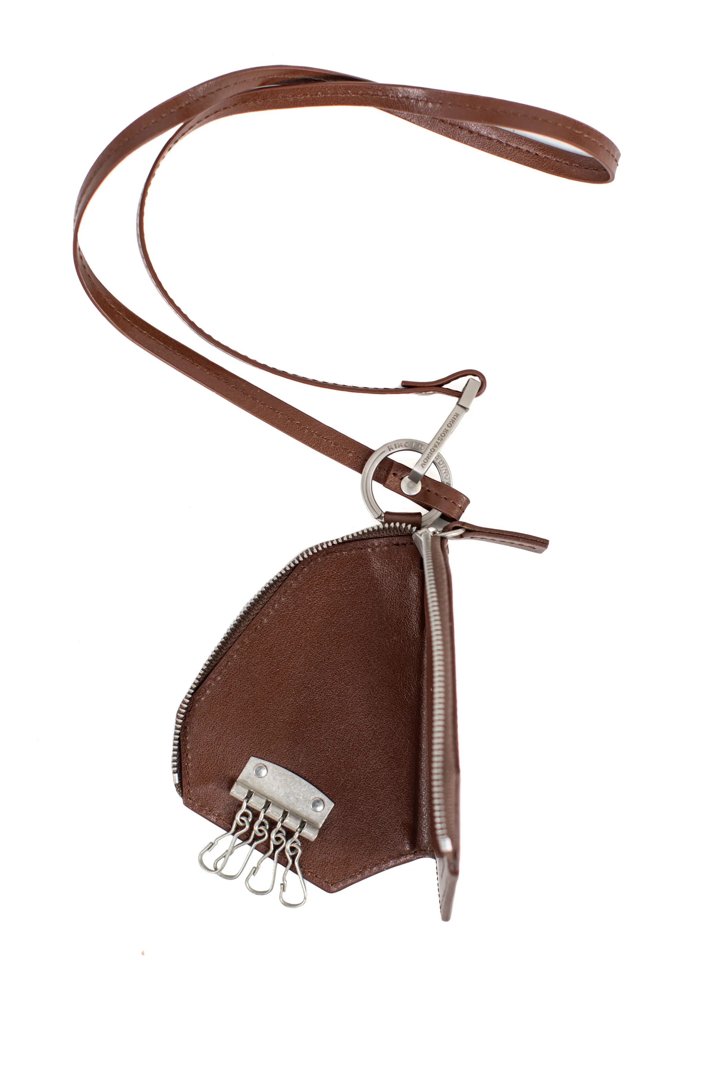 【美品】kiko kostadinov Ohne キーケース　ブラウン　レザー OHNE KEYCASE - MAHOGANY – KIKO KOSTADINOV