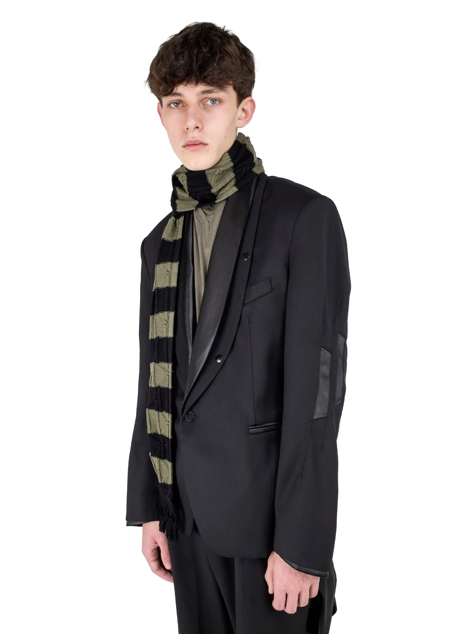 KIKO KOSTADINOV – ORSON FORMAL BLAZER - CROW BLACK/INK BLACK