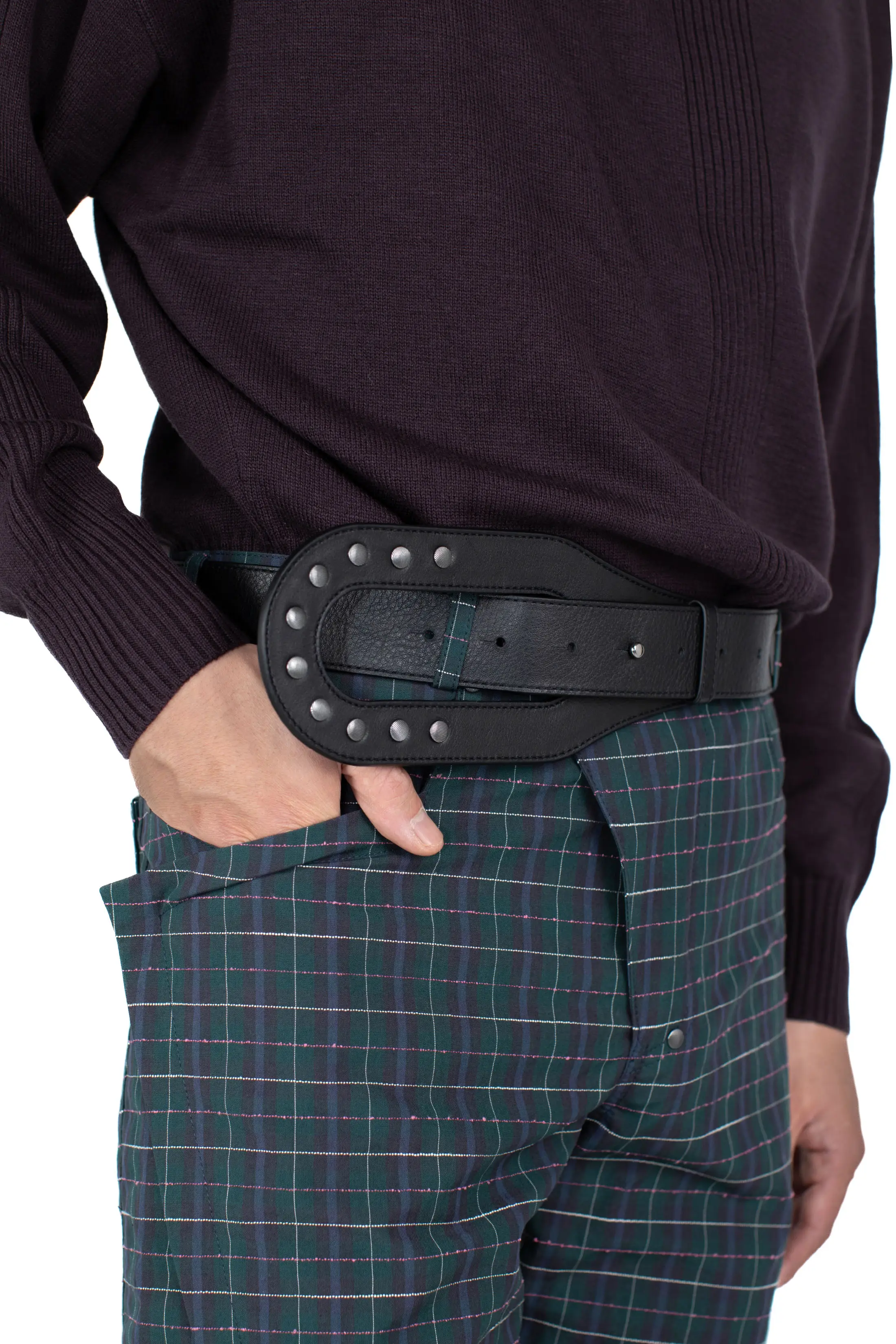 KIKO KOSTADINOV ORVOS BELT - BLACK OBSIDIAN