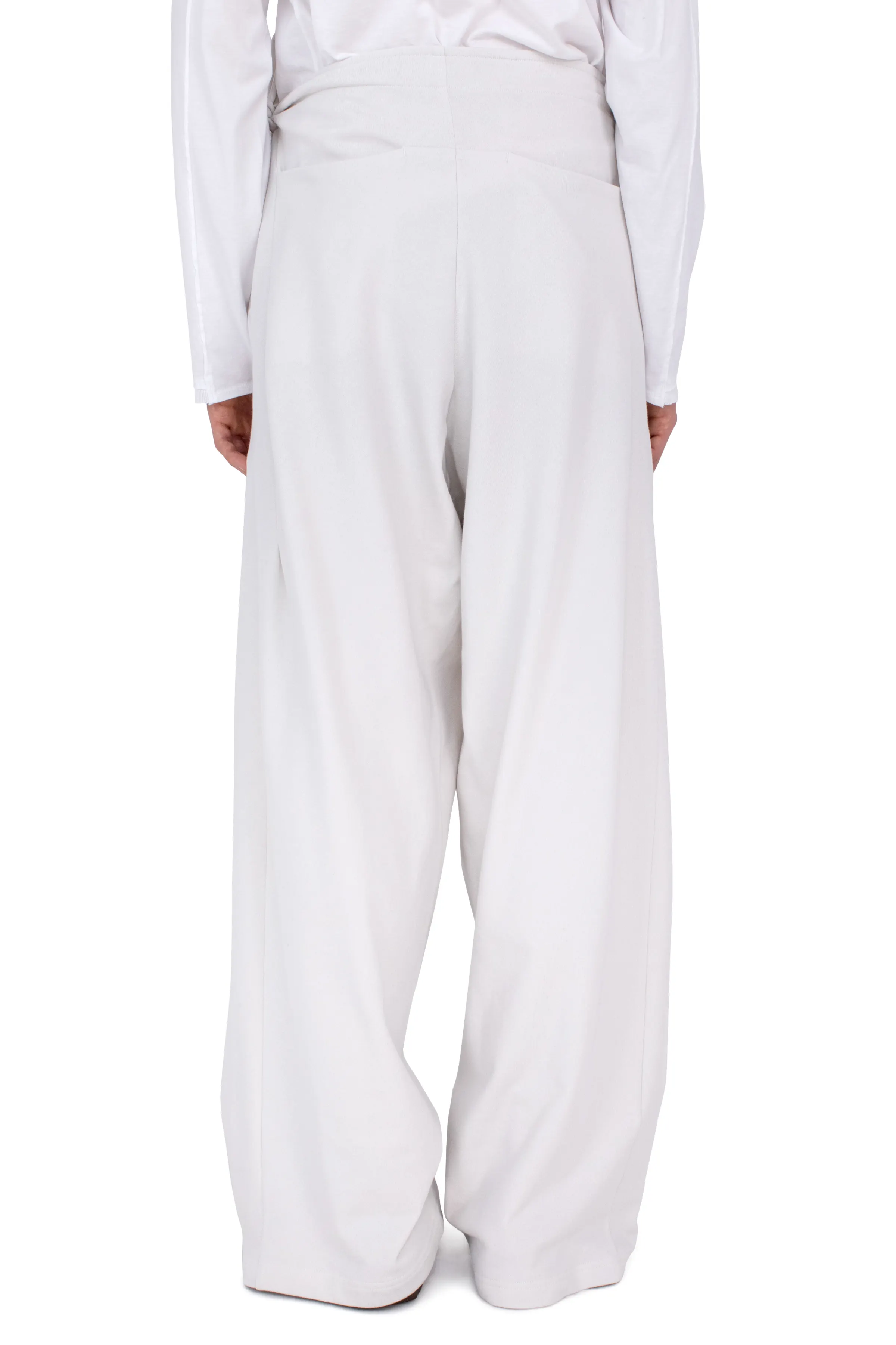 KIKO KOSTADINOV OSCAR WIDE TROUSERS - ECRU
