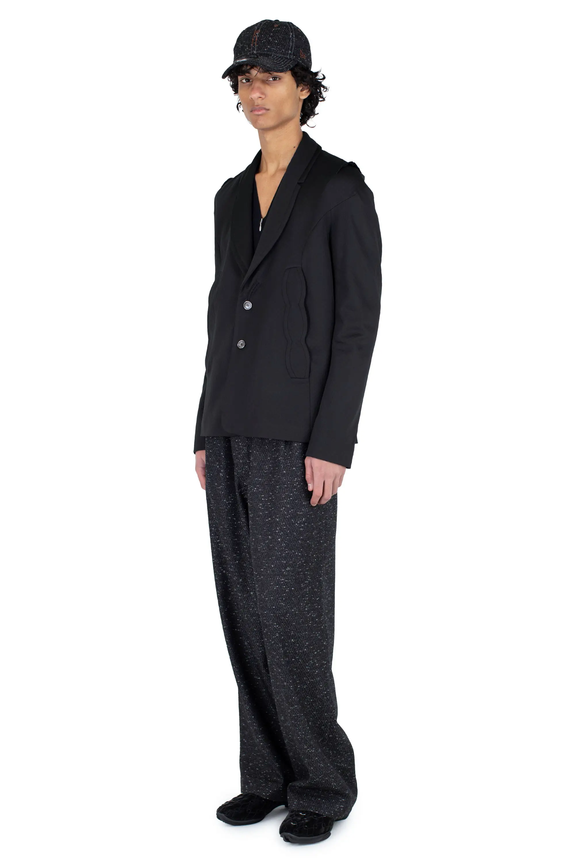 KIKO KOSTADINOV – OSTRO BLAZER - COAL BLACK