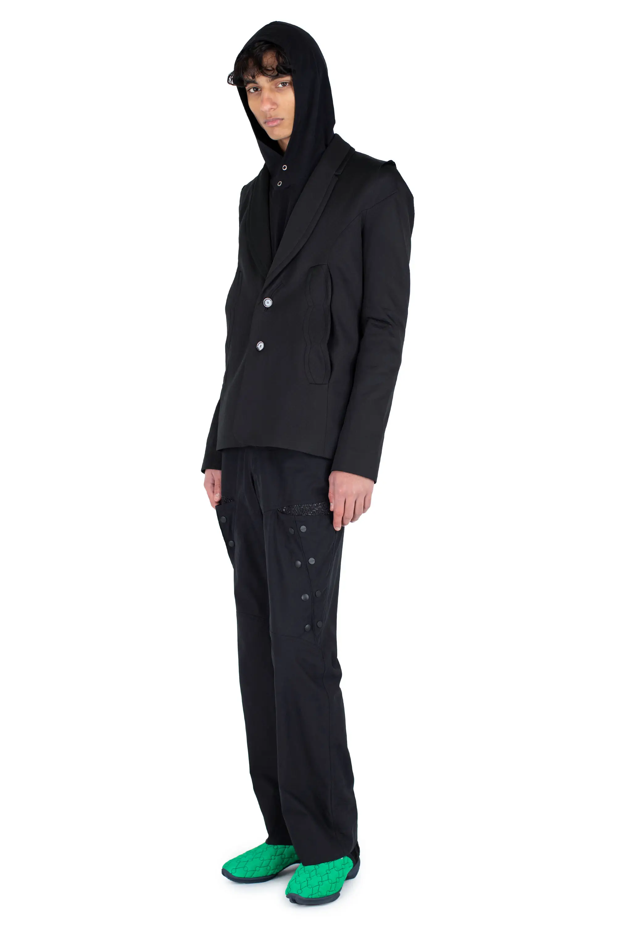 KIKO KOSTADINOV OSTRO BLAZER - COAL BLACK