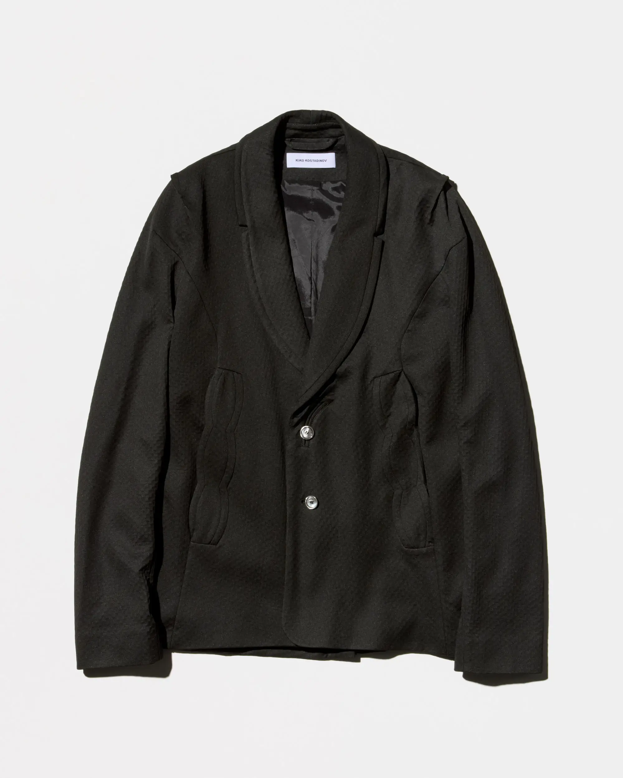 KIKO KOSTADINOV OSTRO BLAZER - COAL BLACK