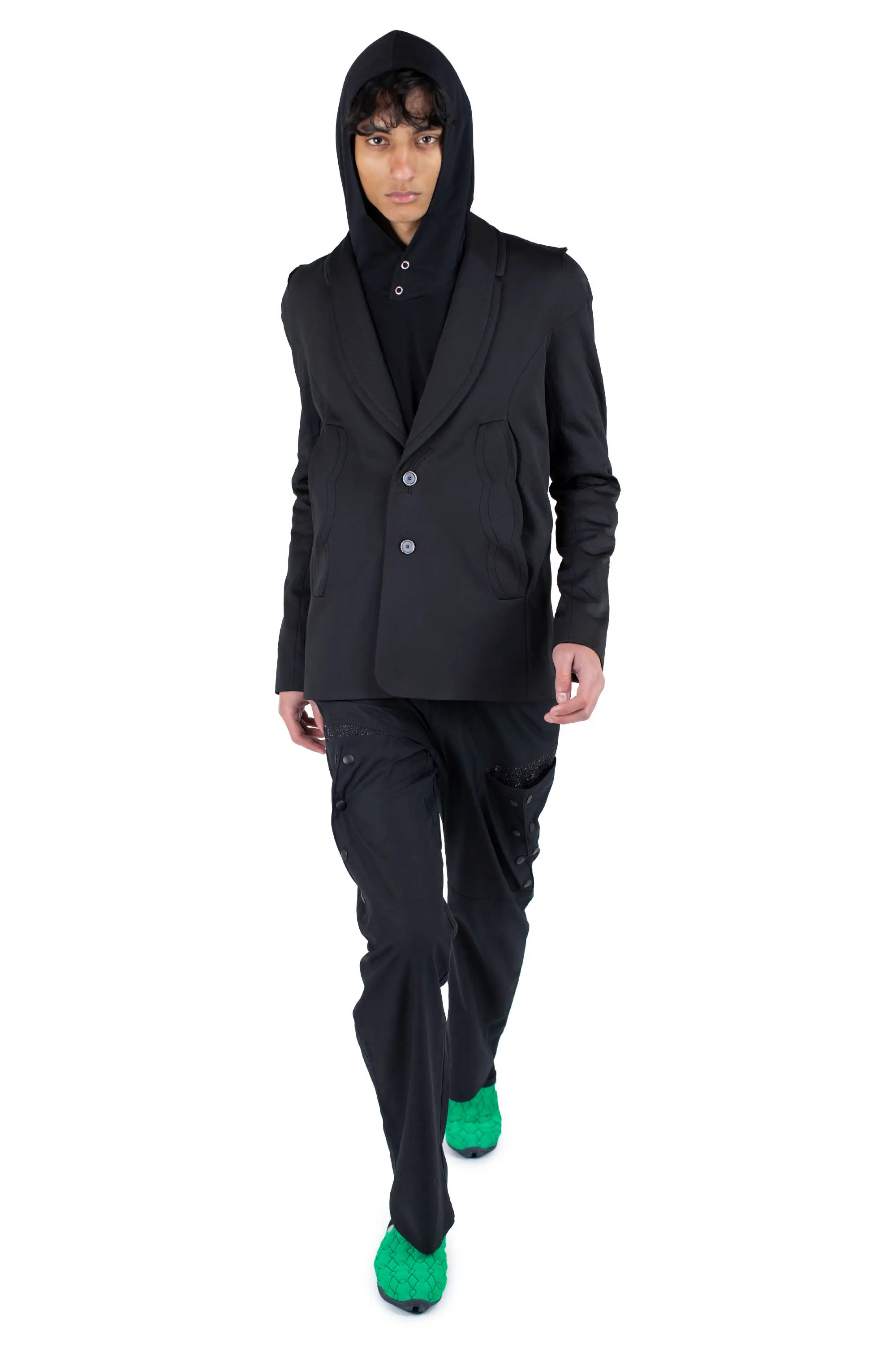 KIKO KOSTADINOV OSTRO BLAZER - COAL BLACK