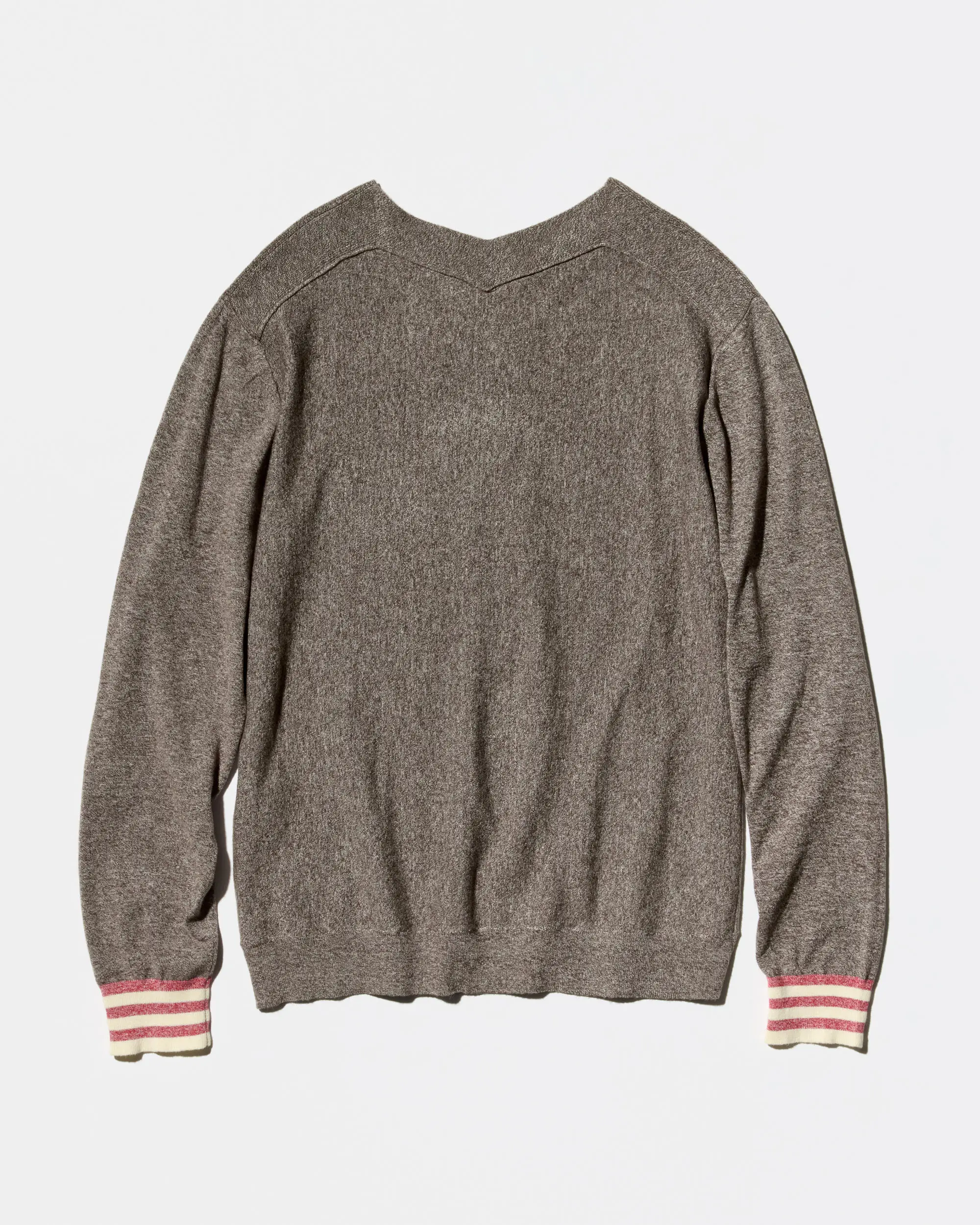 KIKO KOSTADINOV OSTRO JUMPER - BROWN MELANGE / RED / CREAM