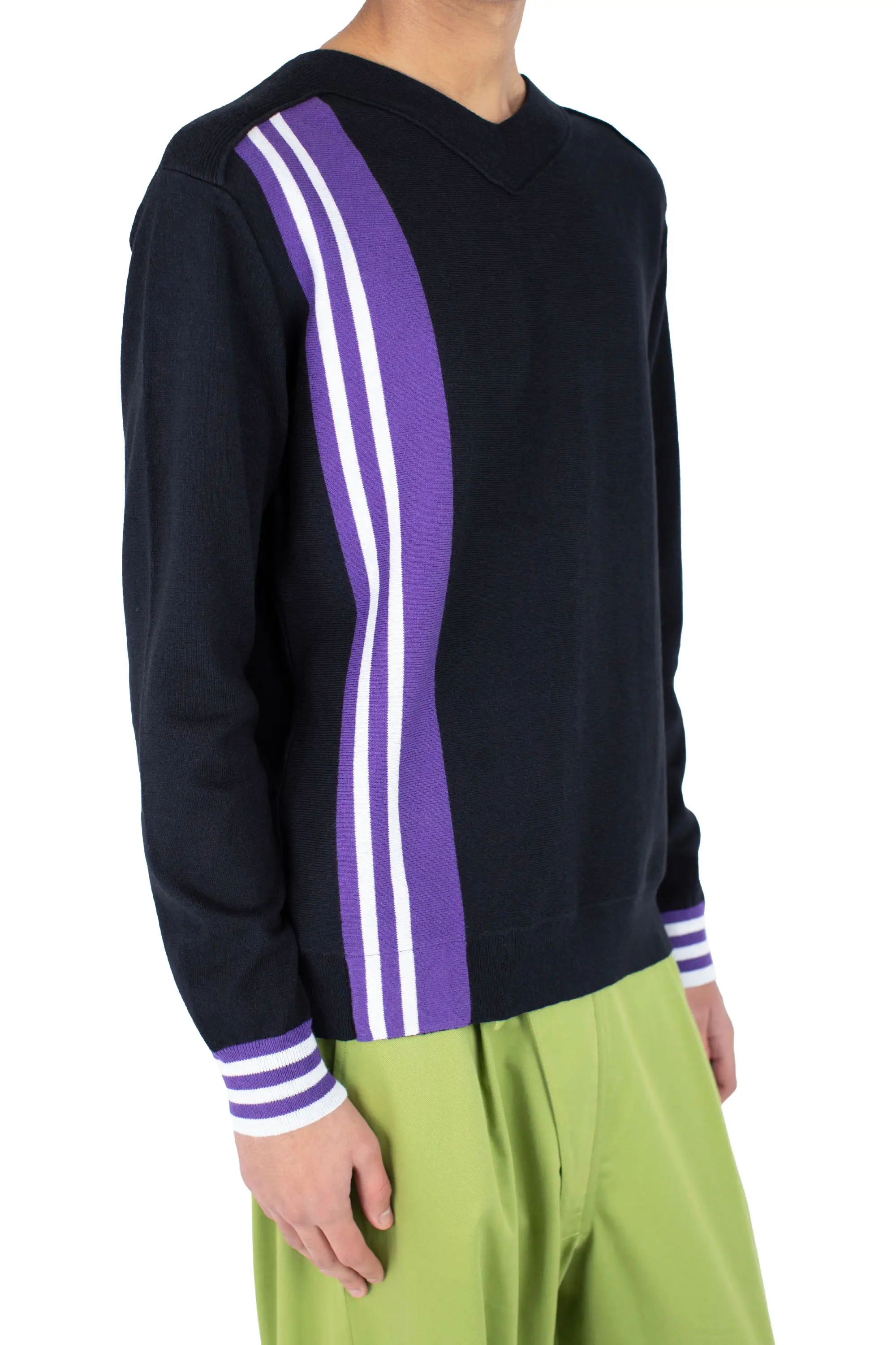 KIKO KOSTADINOV OSTRO JUMPER - DEEP BLACK / PURPLE / BLUE