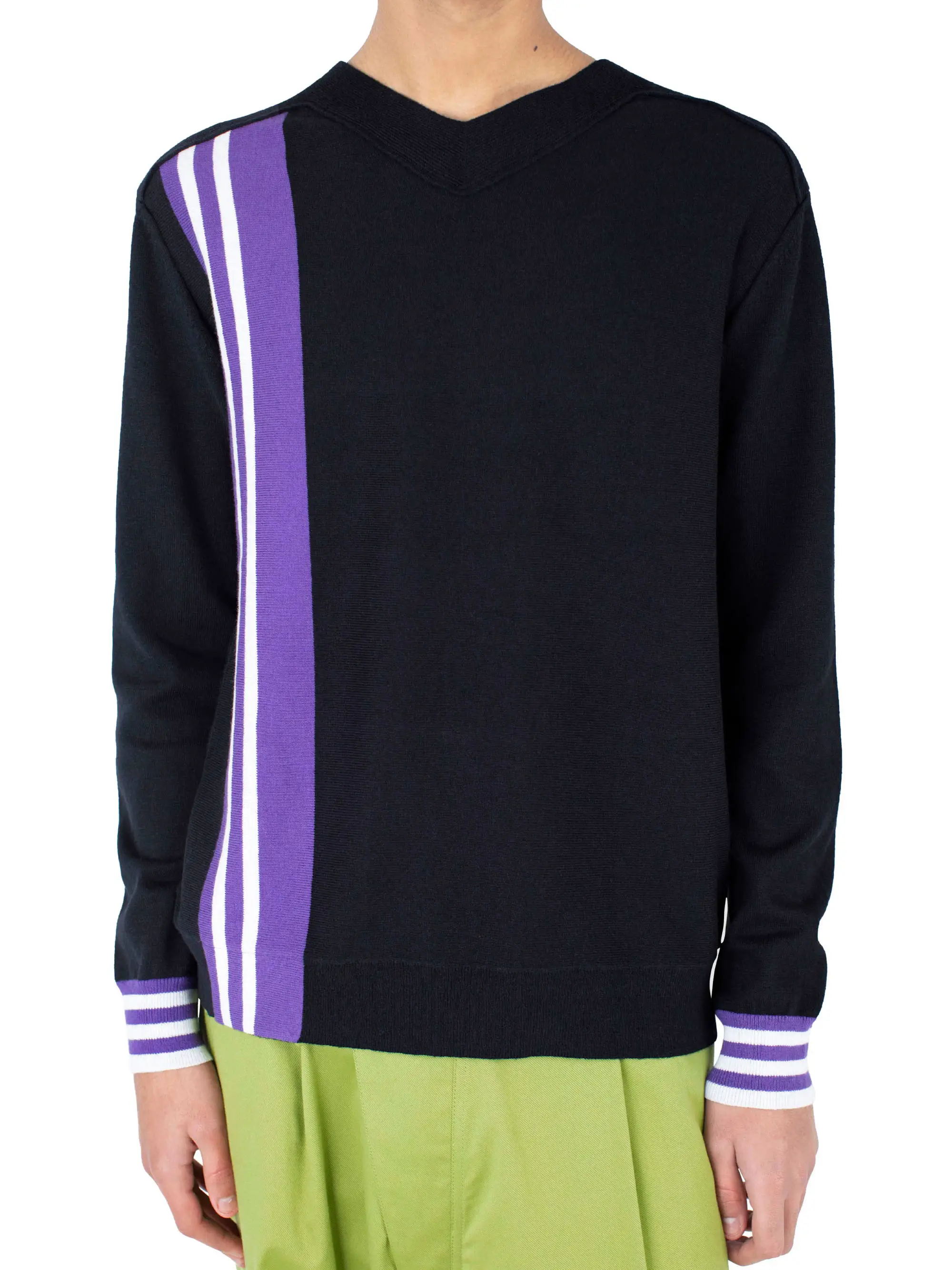 KIKO KOSTADINOV OSTRO JUMPER - DEEP BLACK / PURPLE / BLUE