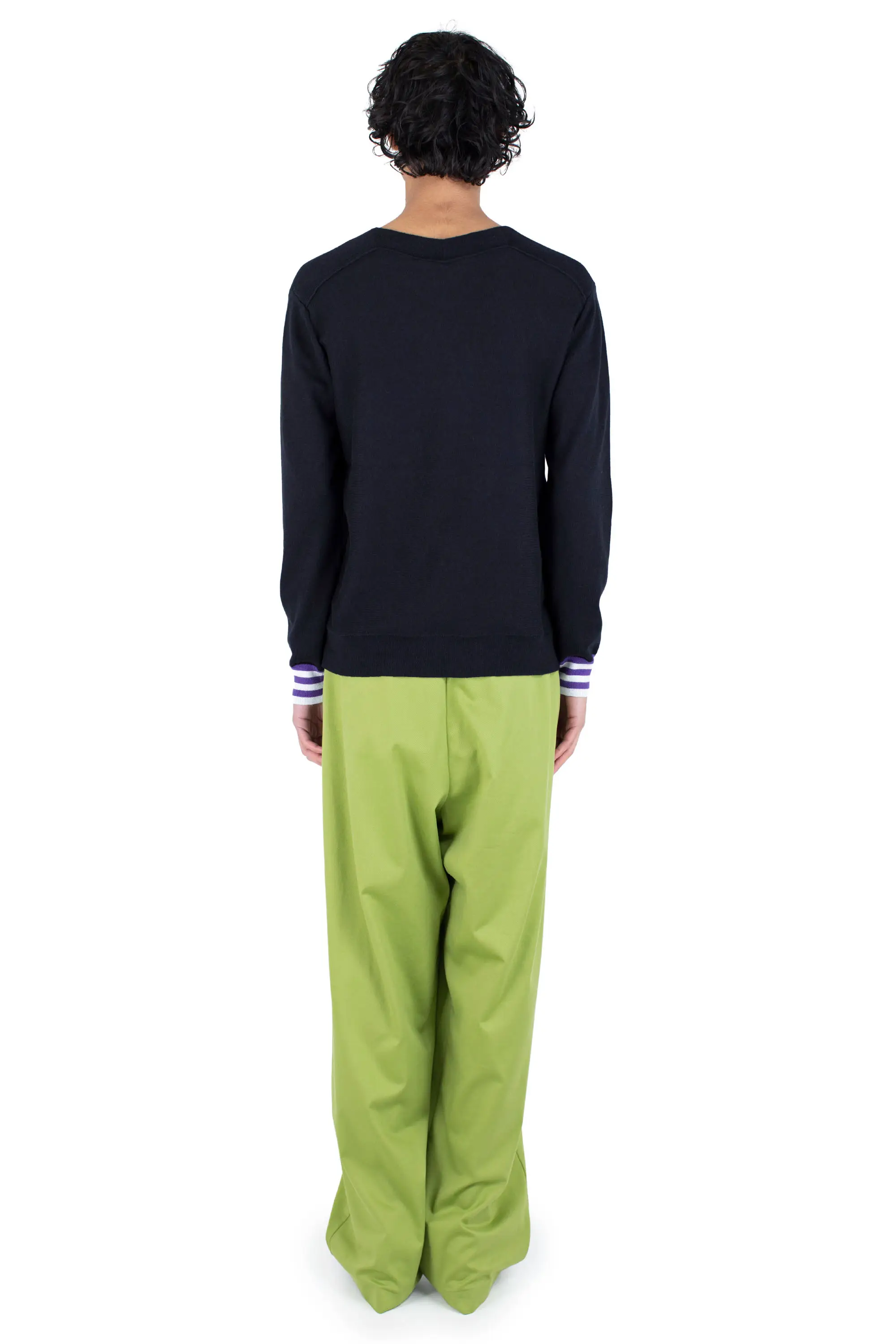KIKO KOSTADINOV OSTRO JUMPER - DEEP BLACK / PURPLE / BLUE