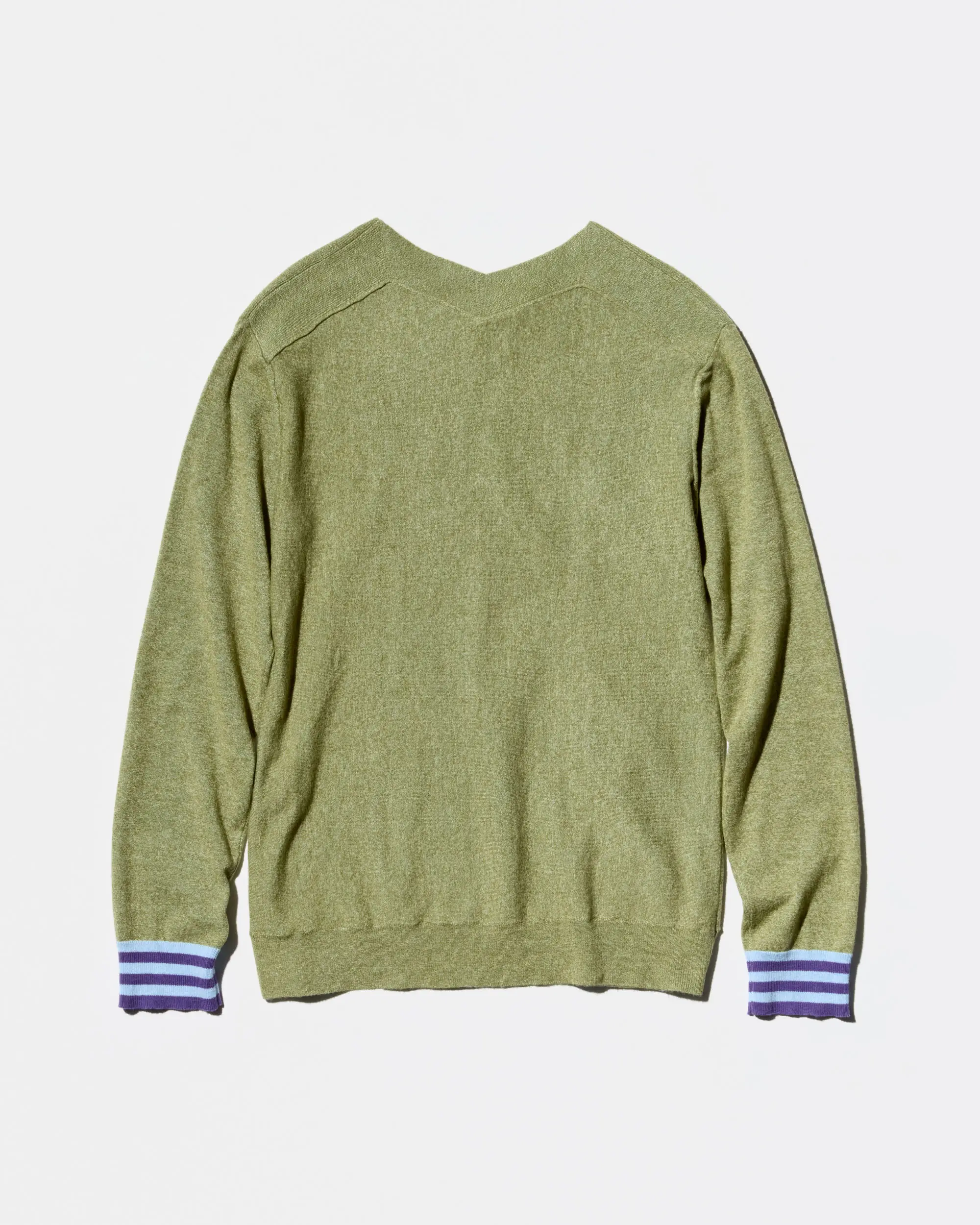 KIKO KOSTADINOV OSTRO JUMPER - GREEN MELANGE / BLUE / PURPLE